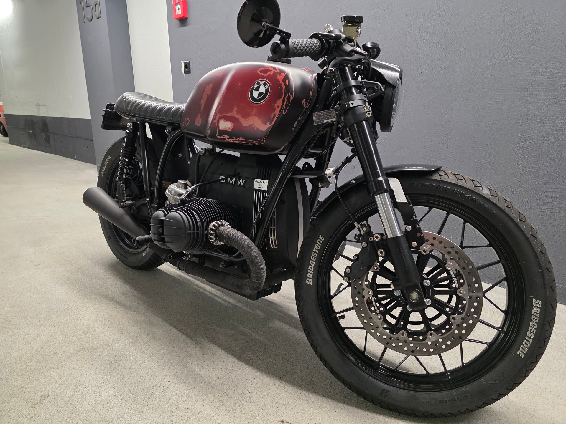 BMW R100 RS Cafe Racer (Rat Finish Optik)-image-6
