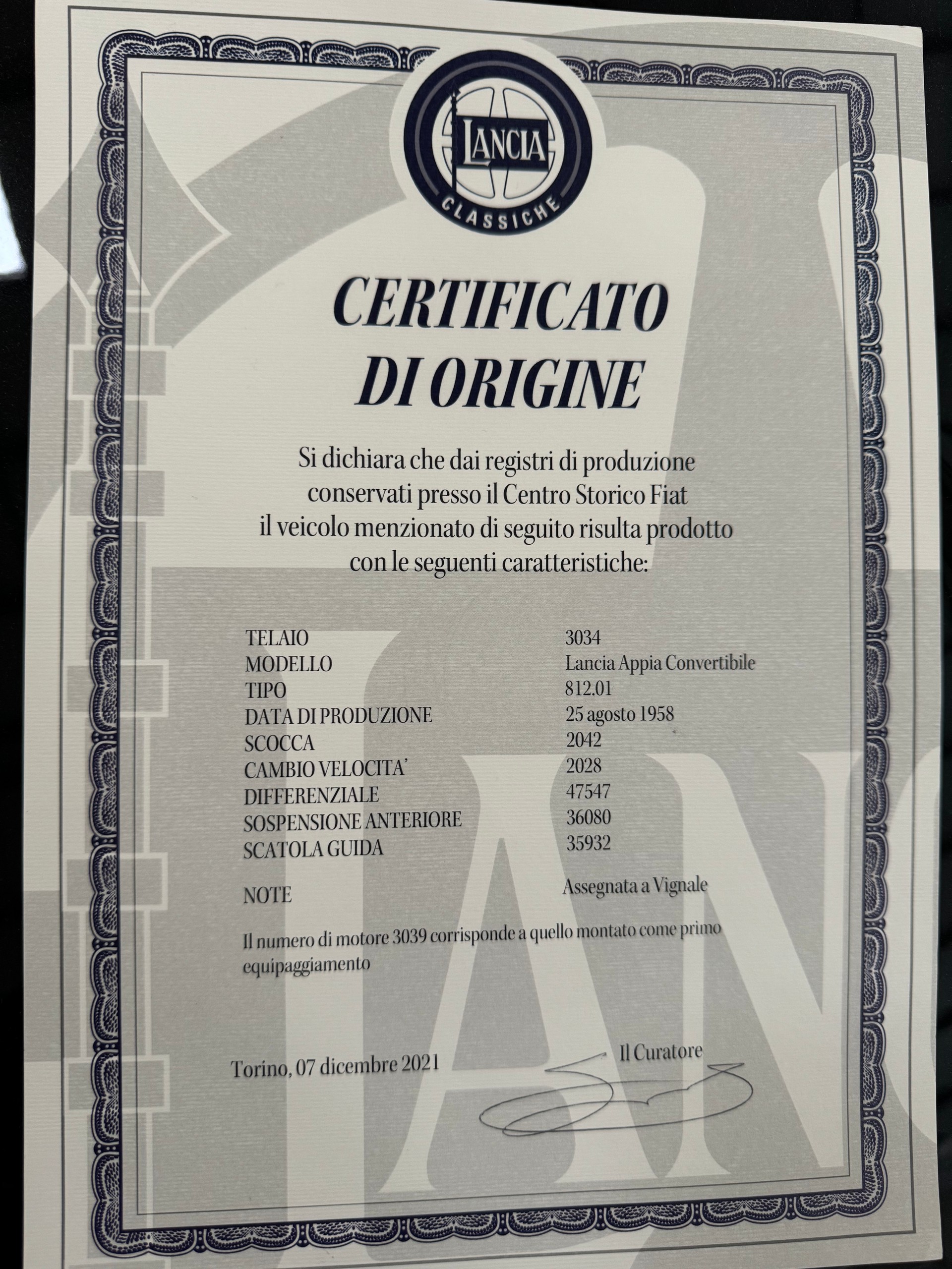 LANCIA Convertibile Vignale 307-image-12