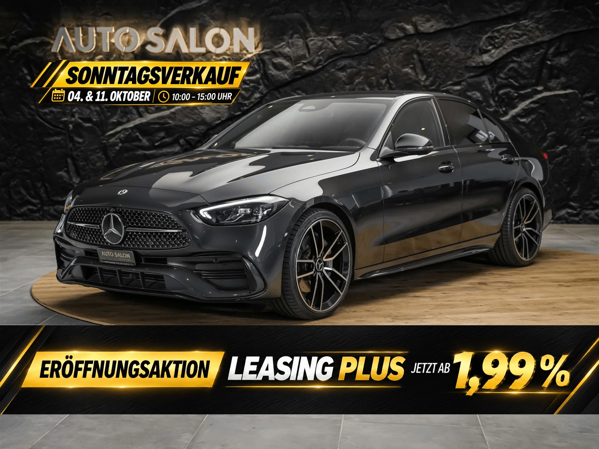 MERCEDES-BENZ C 300 d 4 Matic* 20" Felgen*Werksgarantie*Head-Up*Lenkradheizung*-image-0