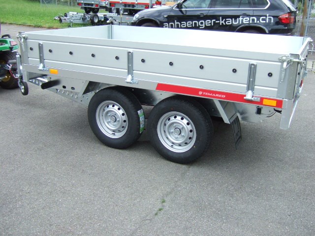 TEMARED Tipper Rückwärtskipper 2'000Kg mit Alubordwänden-image-2