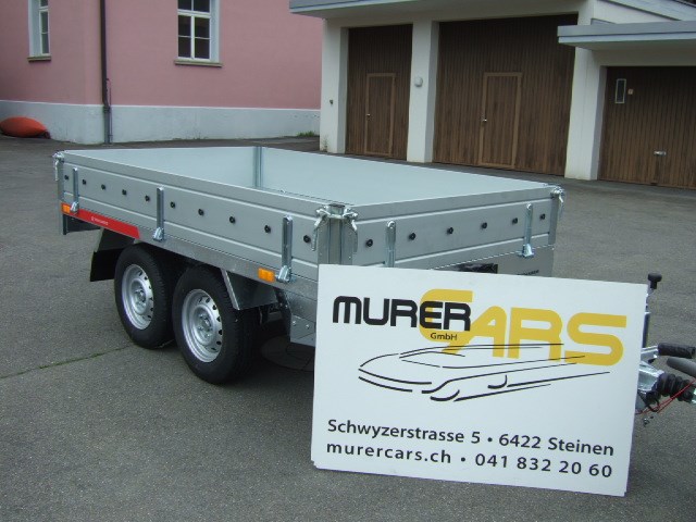 TEMARED Tipper Rückwärtskipper 2'000Kg mit Alubordwänden