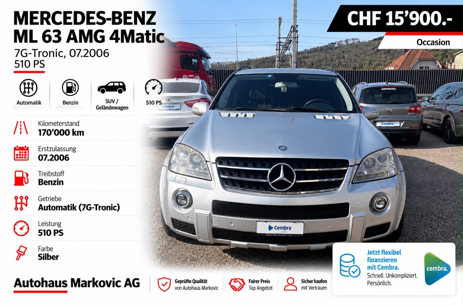 MERCEDES-BENZ ML 63 AMG 4Matic 7G-Tronic