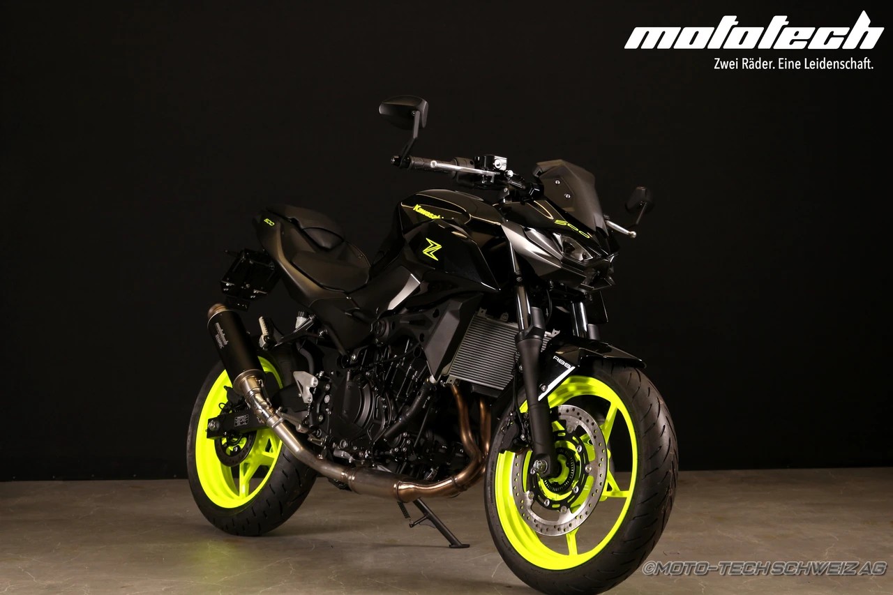 KAWASAKI Z 500 STAGE SHARK NEON GELB EDITION-image-5