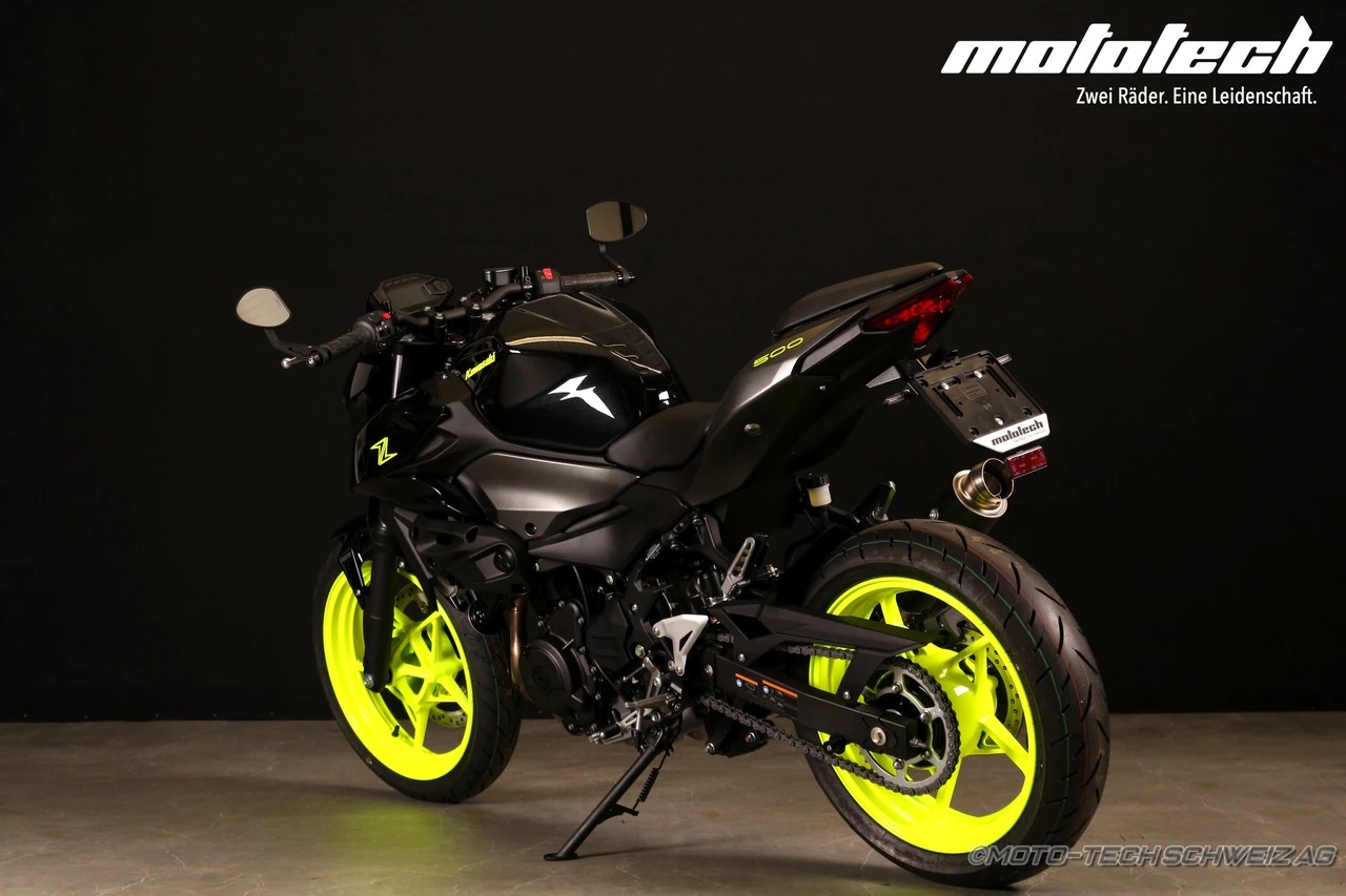 KAWASAKI Z 500 STAGE SHARK NEON GELB EDITION-image-2