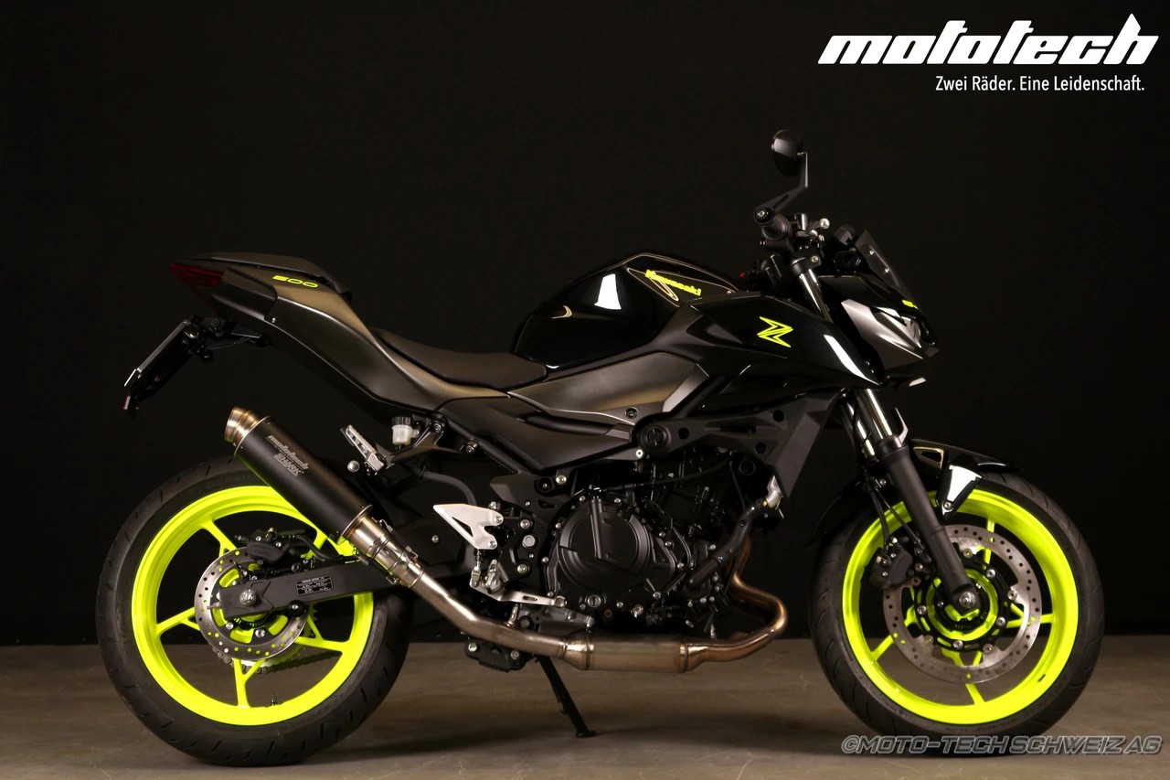 KAWASAKI Z 500 STAGE SHARK NEON GELB EDITION
