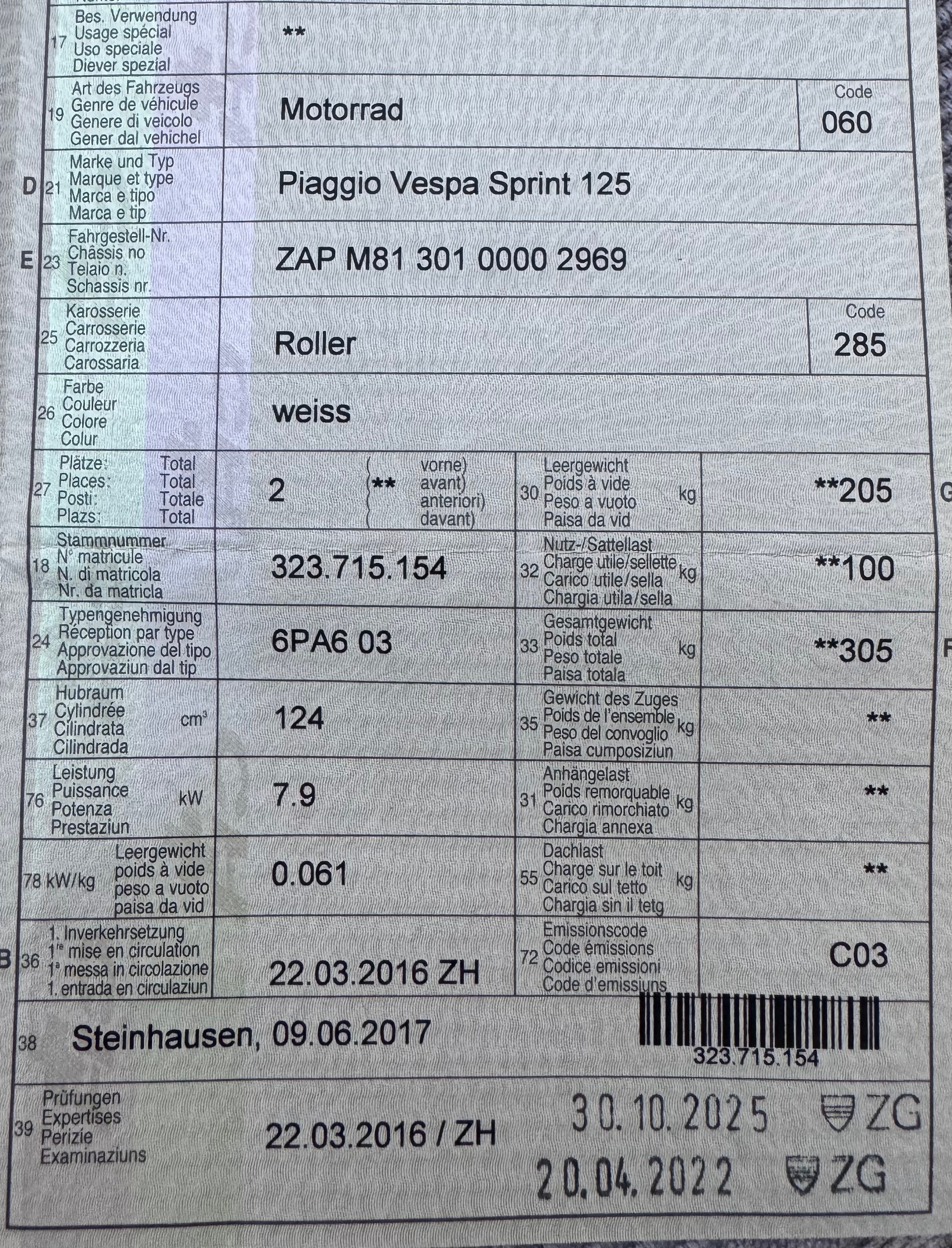 PIAGGIO Vespa 125 Sprint i.e. 3V ABS-image-6