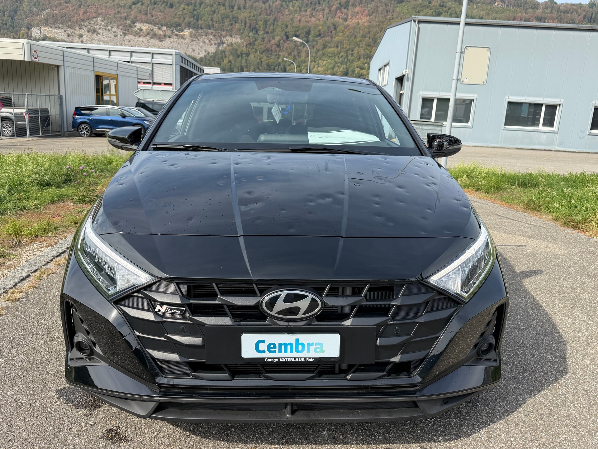HYUNDAI SCHWARZ CH WAGEN AUTOMAT i20 1.0 T-GDi N-LINE !! DCT. AUTO HAT HAGELSCHADEN. BLACK LINE. GARANTIE 5 JAHRE !!-image-12