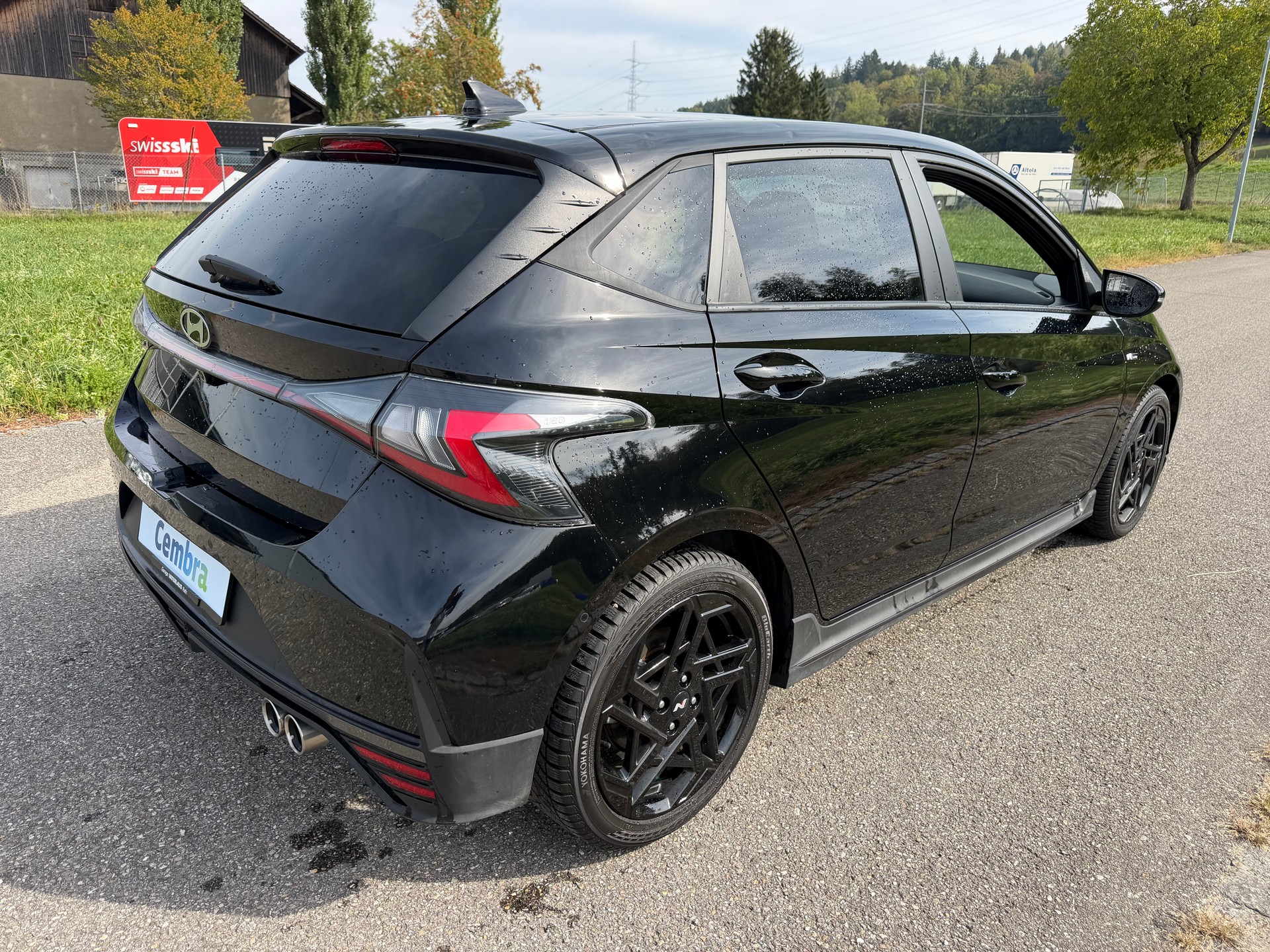 HYUNDAI SCHWARZ CH WAGEN AUTOMAT i20 1.0 T-GDi N-LINE !! DCT. AUTO HAT HAGELSCHADEN. BLACK LINE. GARANTIE 5 JAHRE !!-image-41