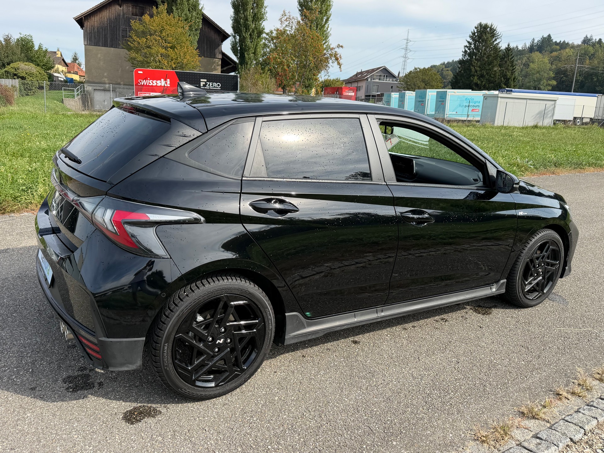 HYUNDAI SCHWARZ CH WAGEN AUTOMAT i20 1.0 T-GDi N-LINE !! DCT. AUTO HAT HAGELSCHADEN. BLACK LINE. GARANTIE 5 JAHRE !!-image-7