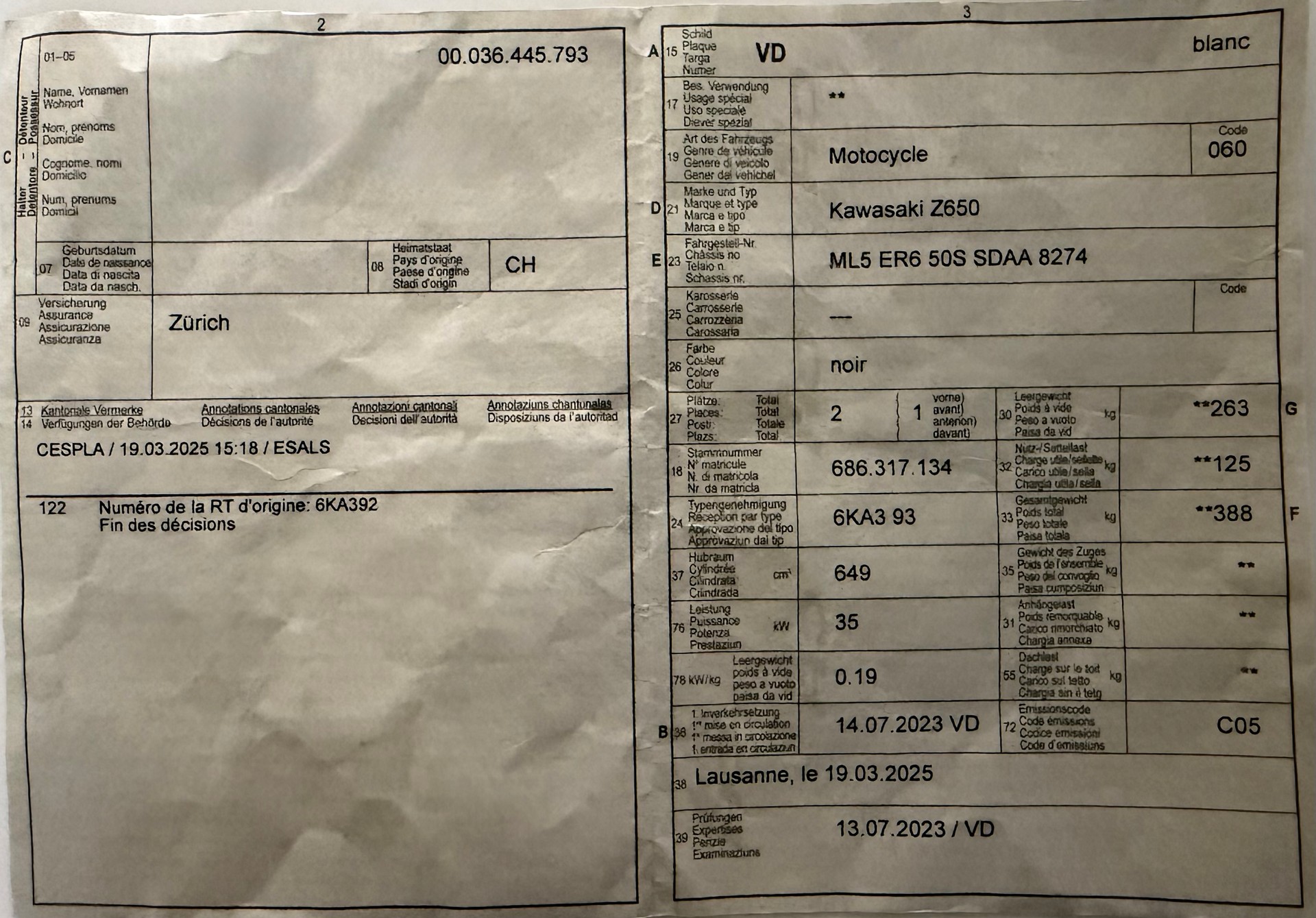 KAWASAKI Z 650 (35kW)-image-7