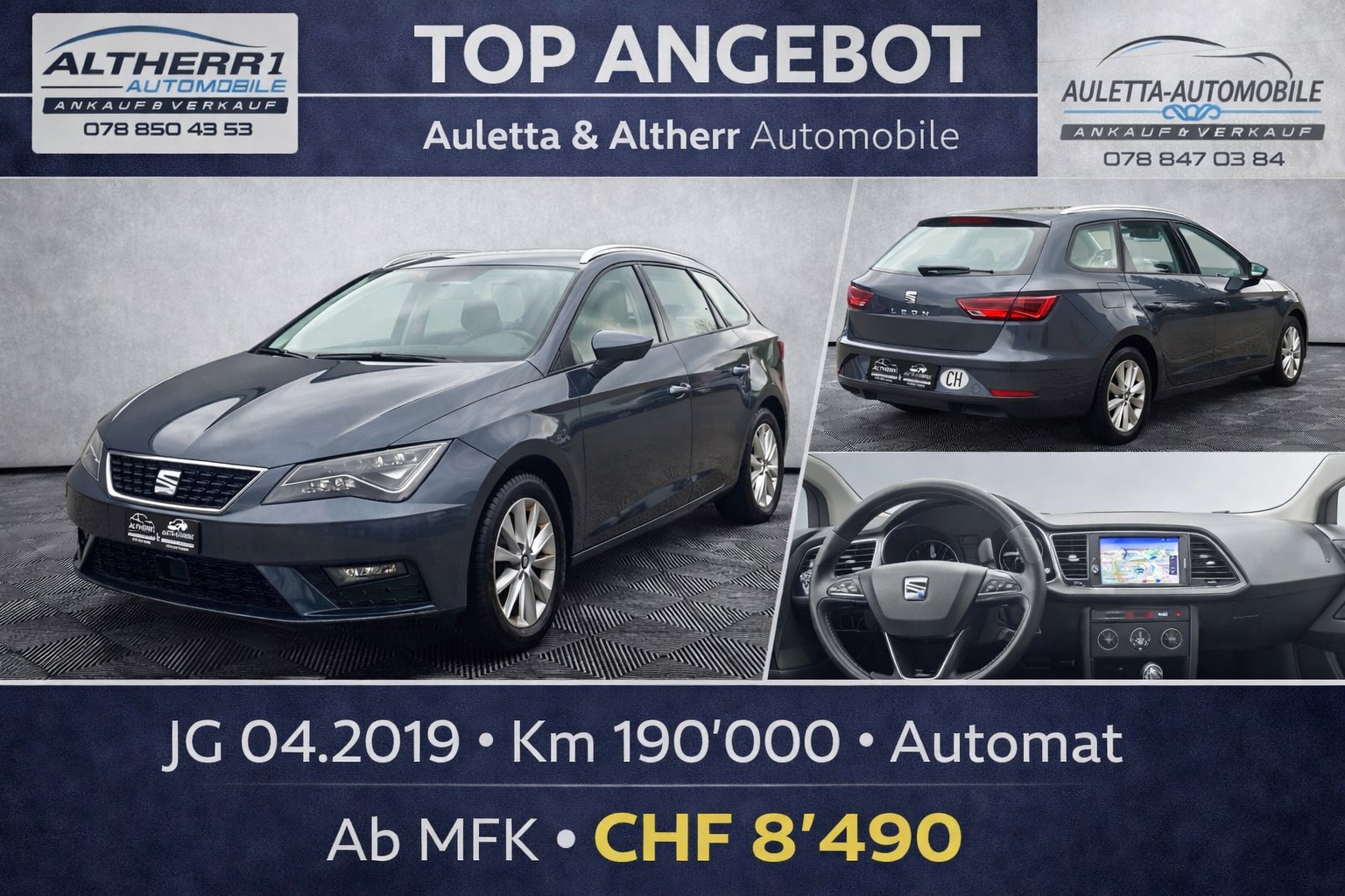 SEAT Leon 1.6 TDI CR Style DSG