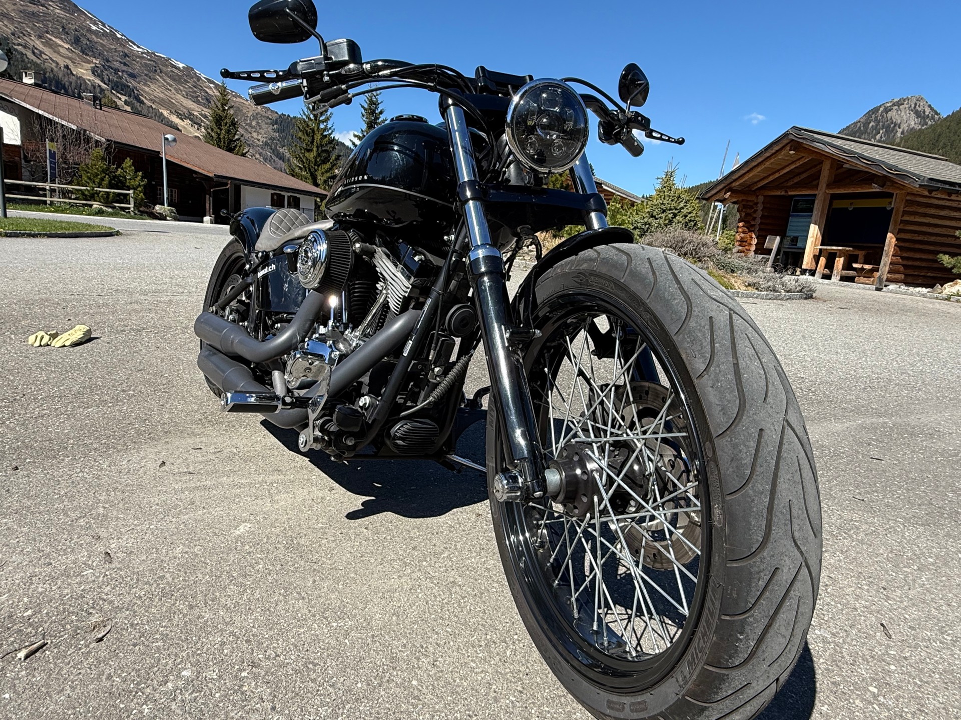 HARLEY-DAVIDSON FXS Blackline Bündner Bike-image-2