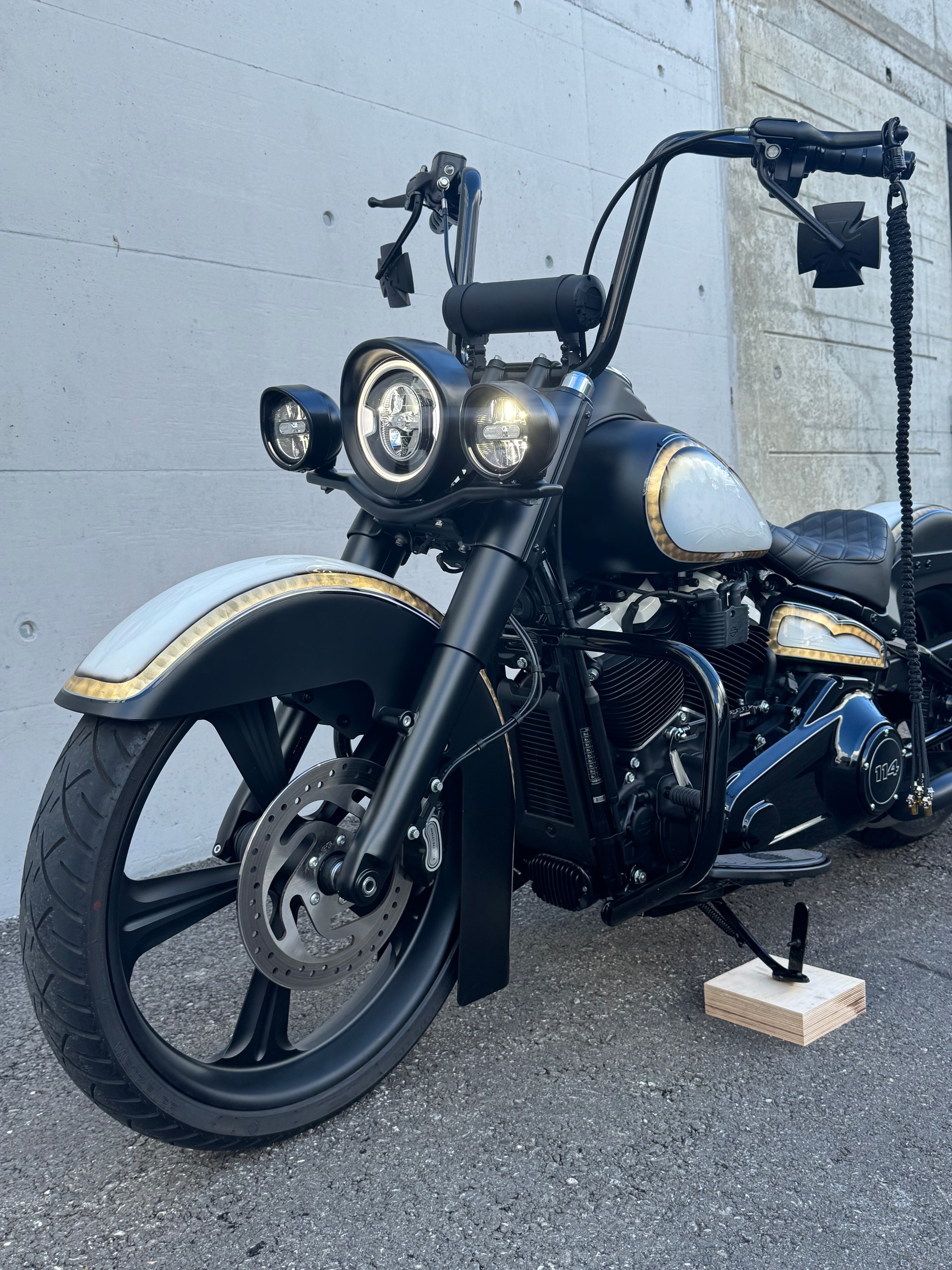 HARLEY-DAVIDSON FXST Softail 107 Chicano im Clubstyle-image-0
