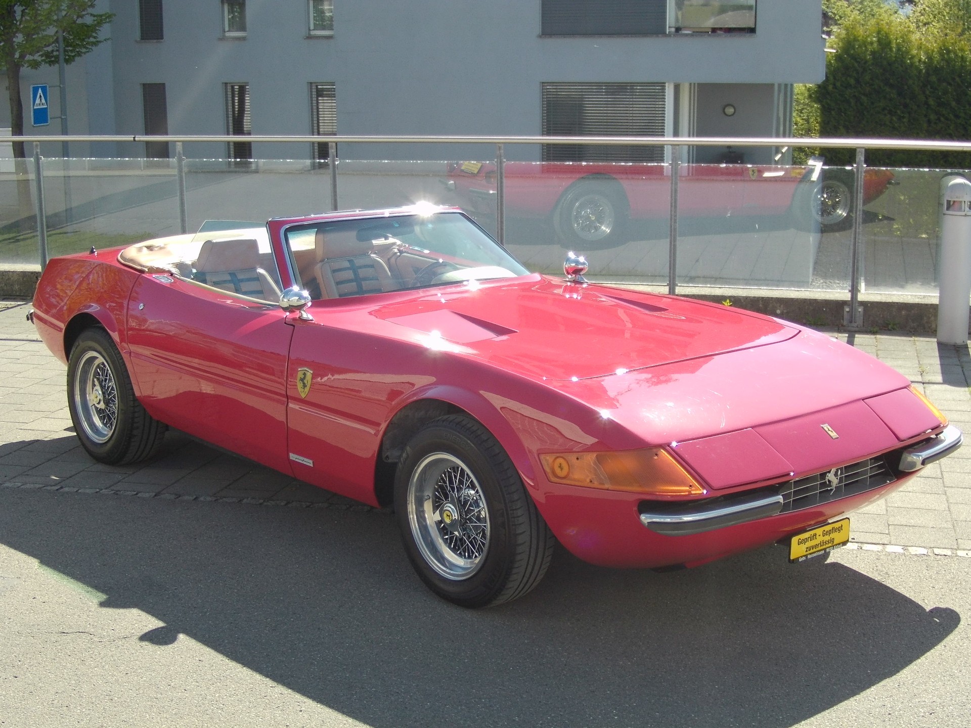 FERRARI Replica Ferrari 365/GTB/4 Daytona mit Veteraneneintrag für 6 Jahre. Letze MFK 05.07.2022-image-4