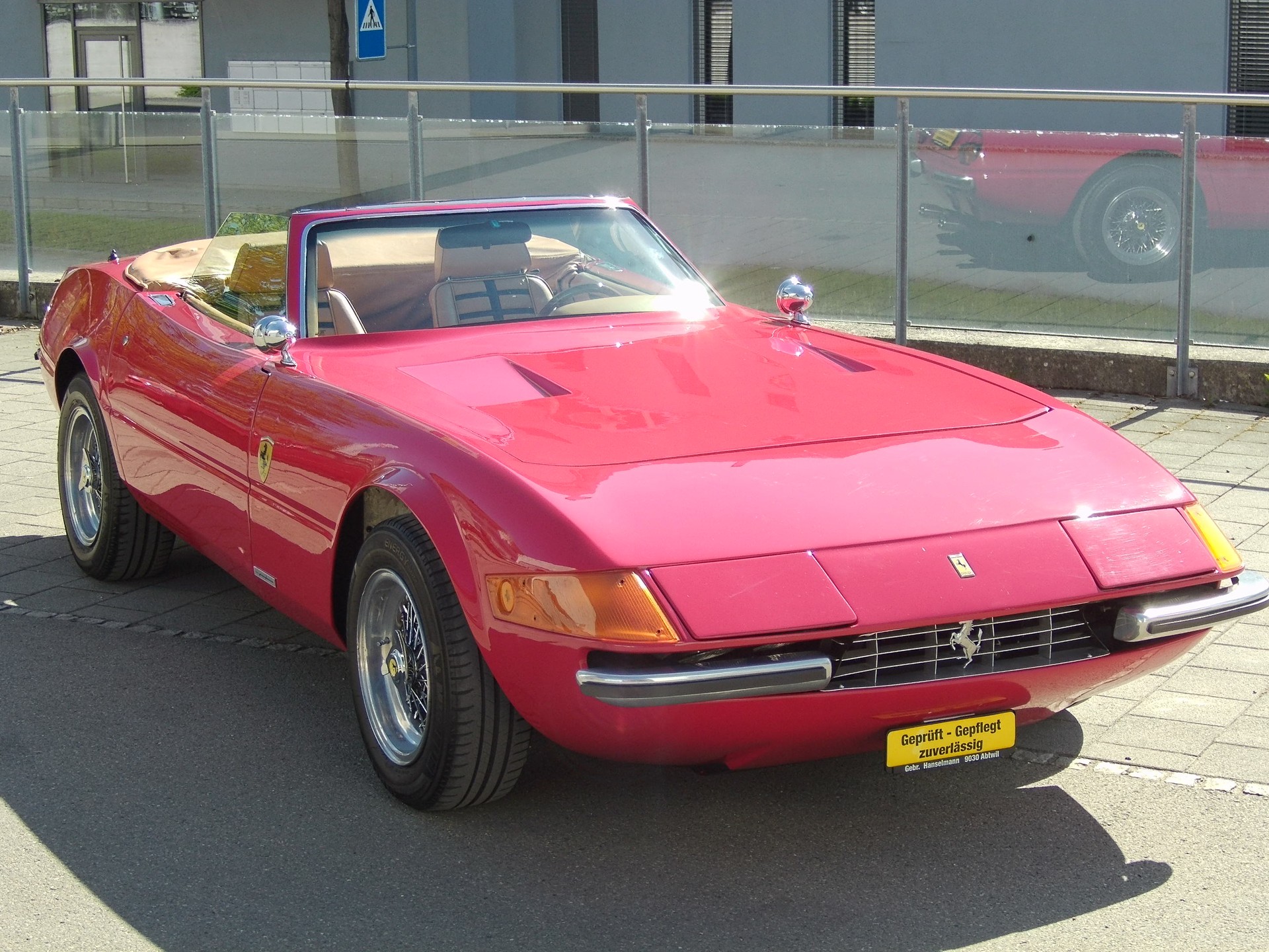 FERRARI Replica Ferrari 365/GTB/4 Daytona mit Veteraneneintrag für 6 Jahre. Letze MFK 05.07.2022-image-3