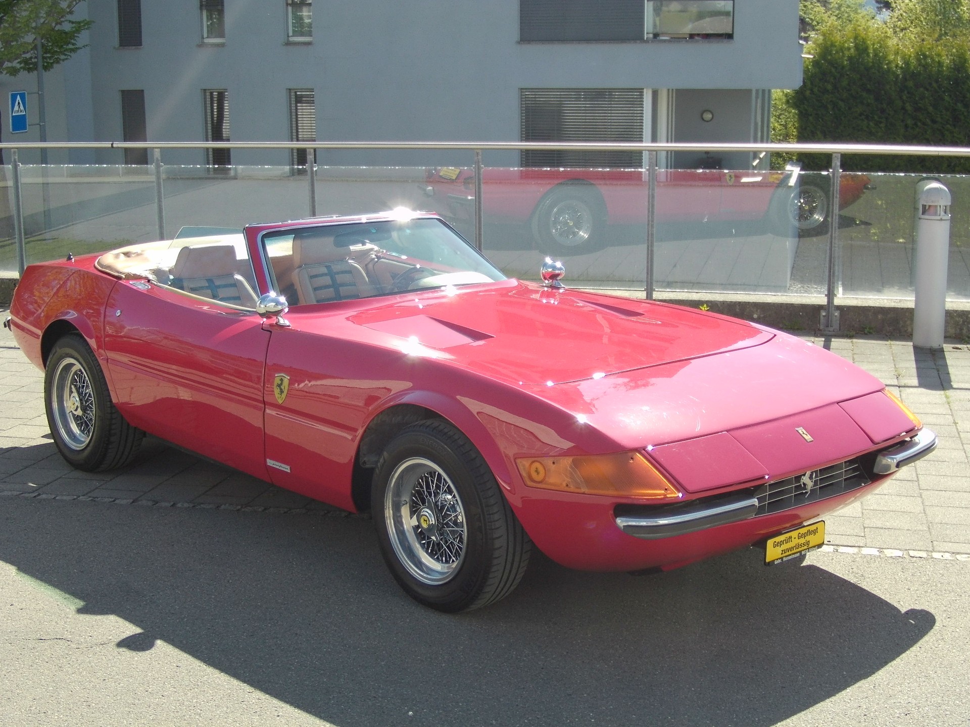 FERRARI Replica Ferrari 365/GTB/4 Daytona mit Veteraneneintrag für 6 Jahre. Letze MFK 05.07.2022-image-2
