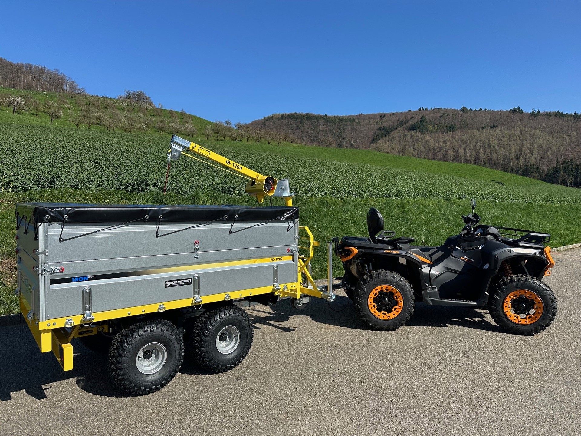 CAN-AM Timber Trailer IB 1200 Flatbed R1A-image-3