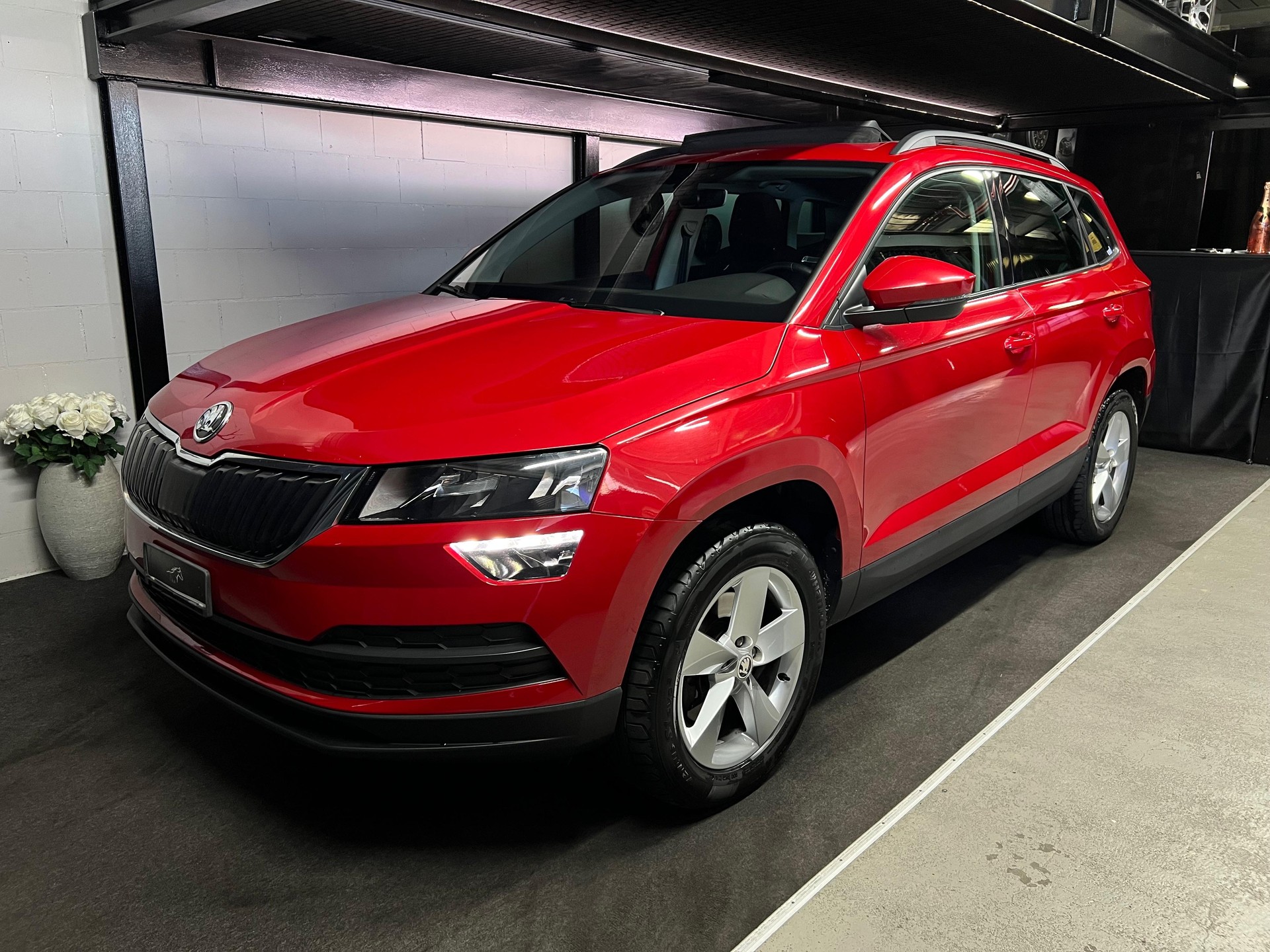 SKODA Karoq 2.0 TDI CR Ambition 4x4 DSG /Anhängerkupplung / Panoramadach-showroom-element-1