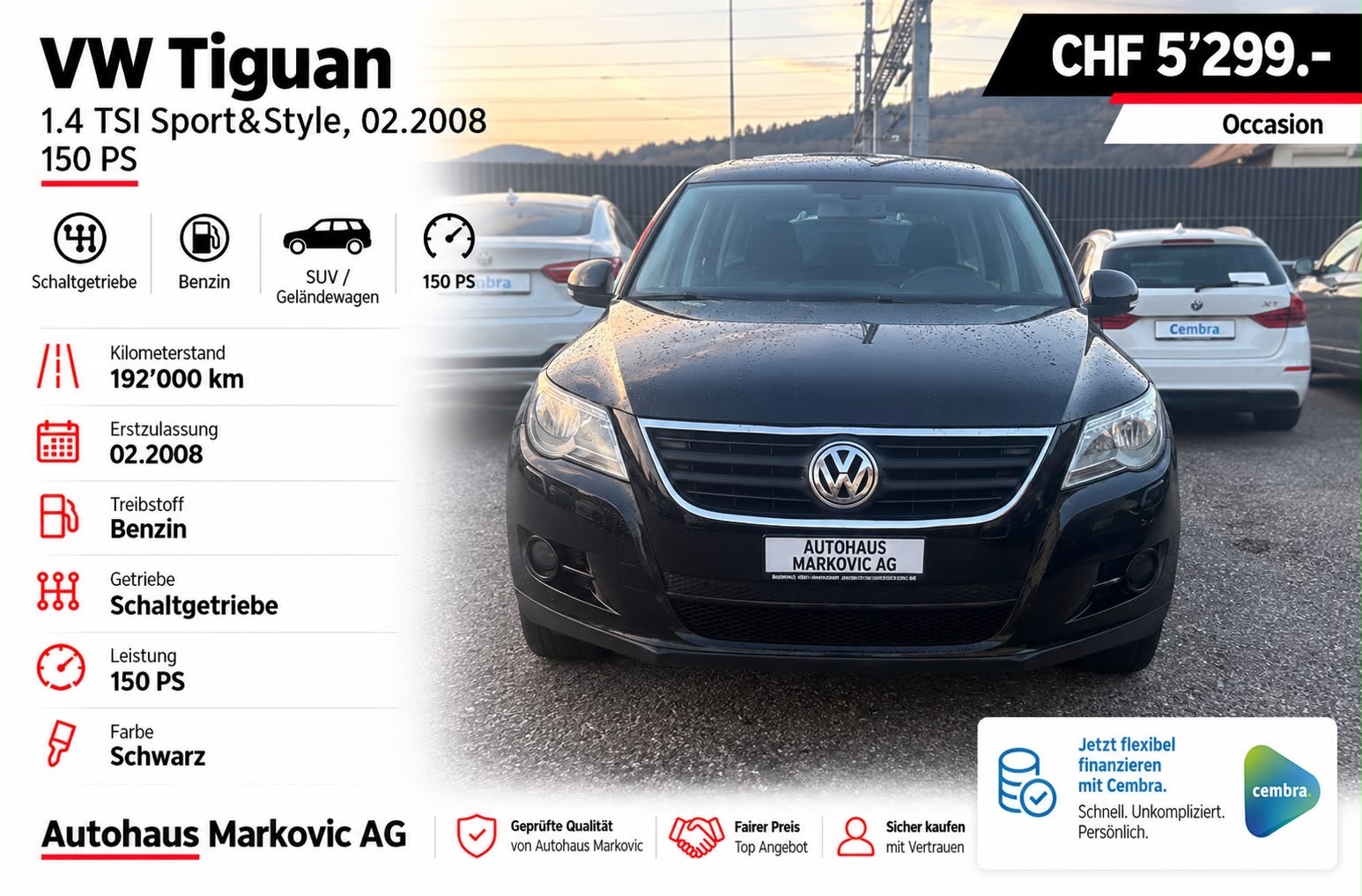 VW Tiguan 1.4 TSI Sport&Style