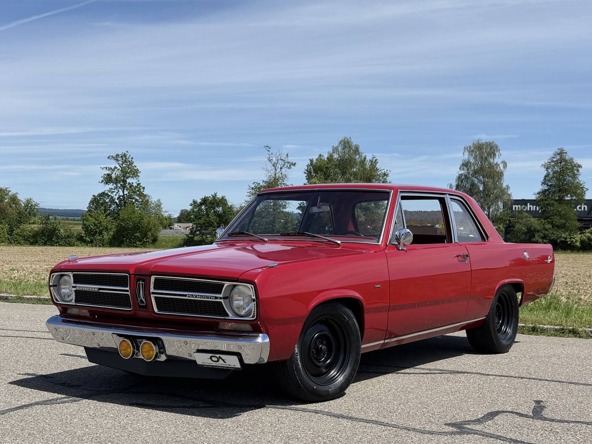 PLYMOUTH Valiant Signet 2-door 273ci 4bbl V8 - *EXTREM SELTENER 2-DOOR VALIANT V8* - *CH-FAHRZEUG* - *VETERAN-MFK BIS 2031*-showroom-element-2