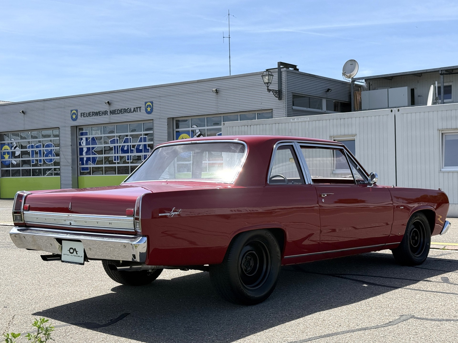 PLYMOUTH Valiant Signet 2-door 273ci 4bbl V8 - *EXTREM SELTENER 2-DOOR VALIANT V8* - *CH-FAHRZEUG* - *VETERAN-MFK BIS 2031*-image-9