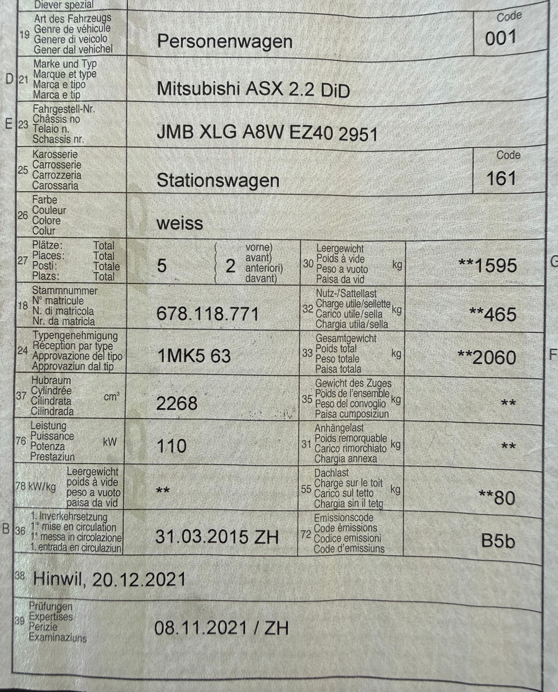 MITSUBISHI ASX 2.2 DID Invite 4WD Automatic-image-14