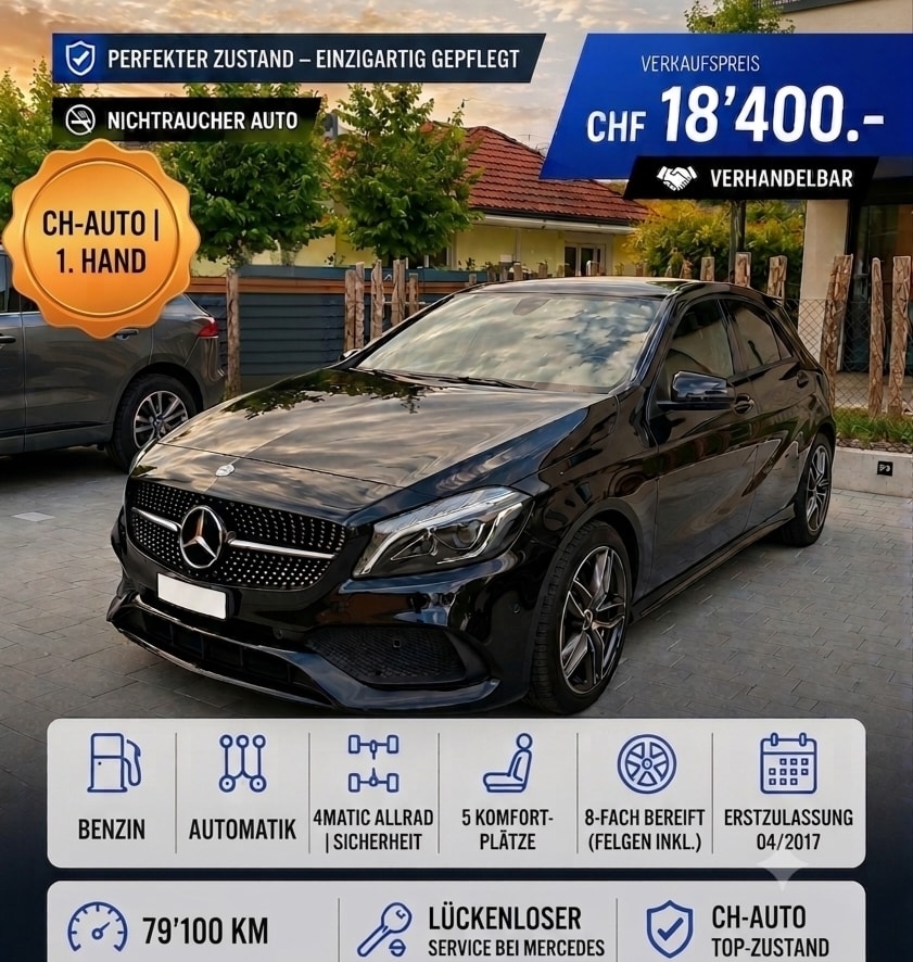 MERCEDES-BENZ A 220 AMG Line 4m