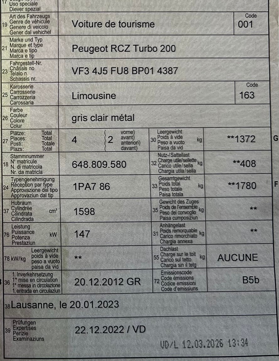 PEUGEOT RCZ 1.6 Turbo-image-15