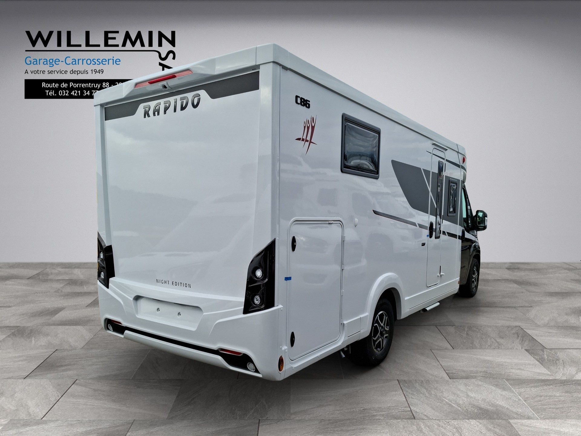RAPIDO C86 Night Edition Automatique (Chauffage Diesel + Electricité)-image-1