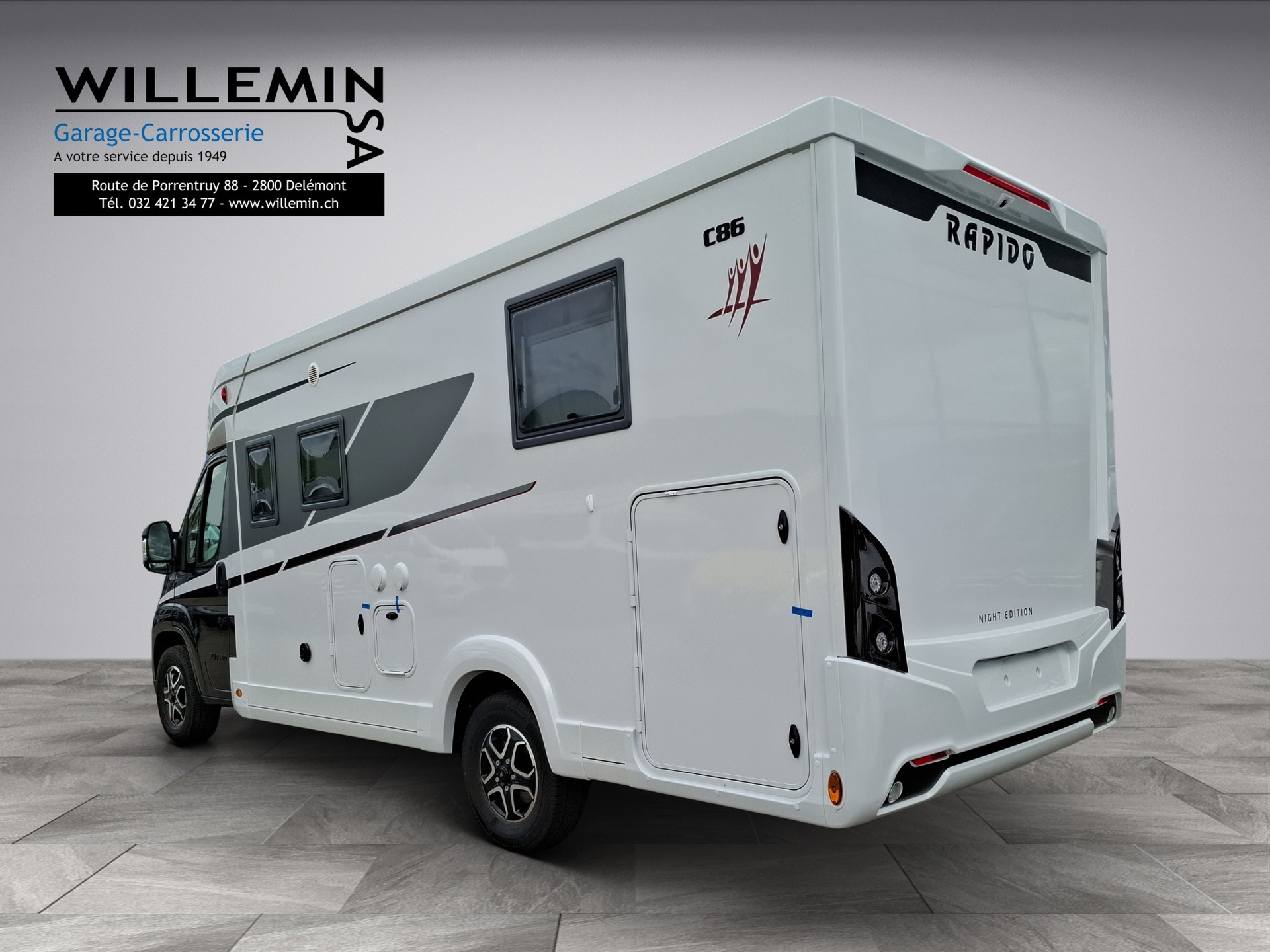 RAPIDO C86 Night Edition Automatique (Chauffage Diesel + Electricité)-image-2