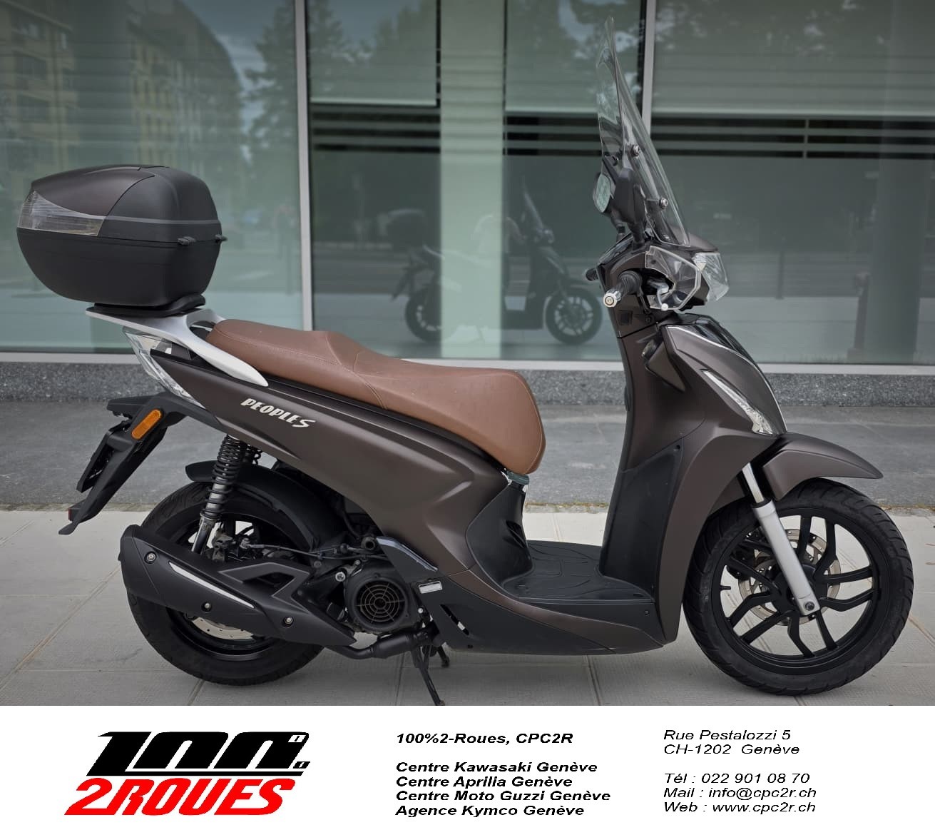 KYMCO People S 125i ABS Topcase/Windschild-image-0