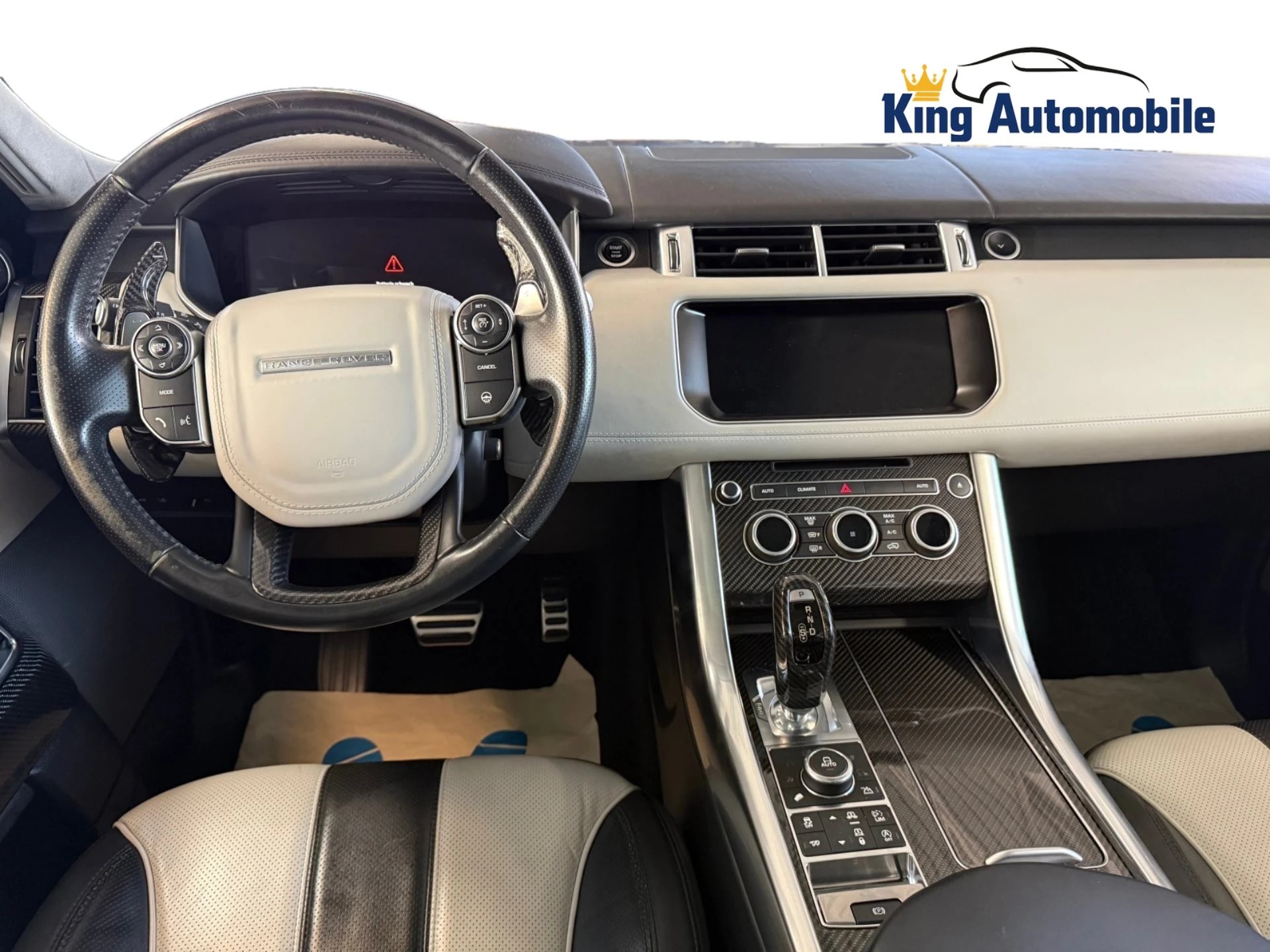 LAND ROVER Range Rover Sport 5.0 V8 SVR | CH-Auto | MFK 10.2024 | Grau Matt foliert | Leder Ebony / Cirrus-image-11