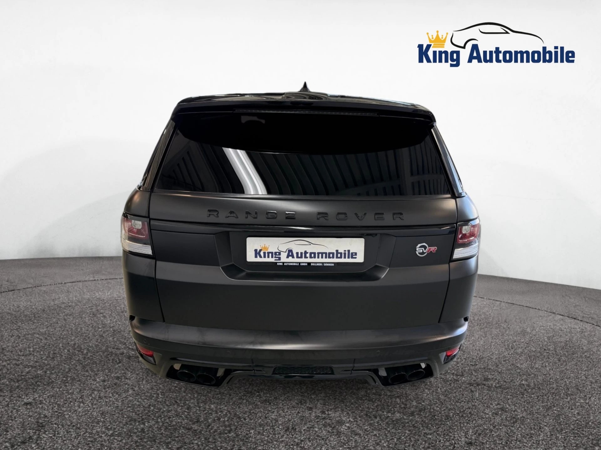 LAND ROVER Range Rover Sport 5.0 V8 SVR | CH-Auto | MFK 10.2024 | Grau Matt foliert | Leder Ebony / Cirrus-image-4