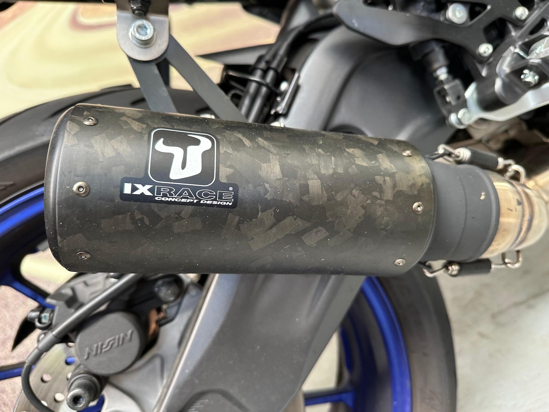 YAMAHA YZF-R7 (35kW) mit IXRace Auspuff-image-8