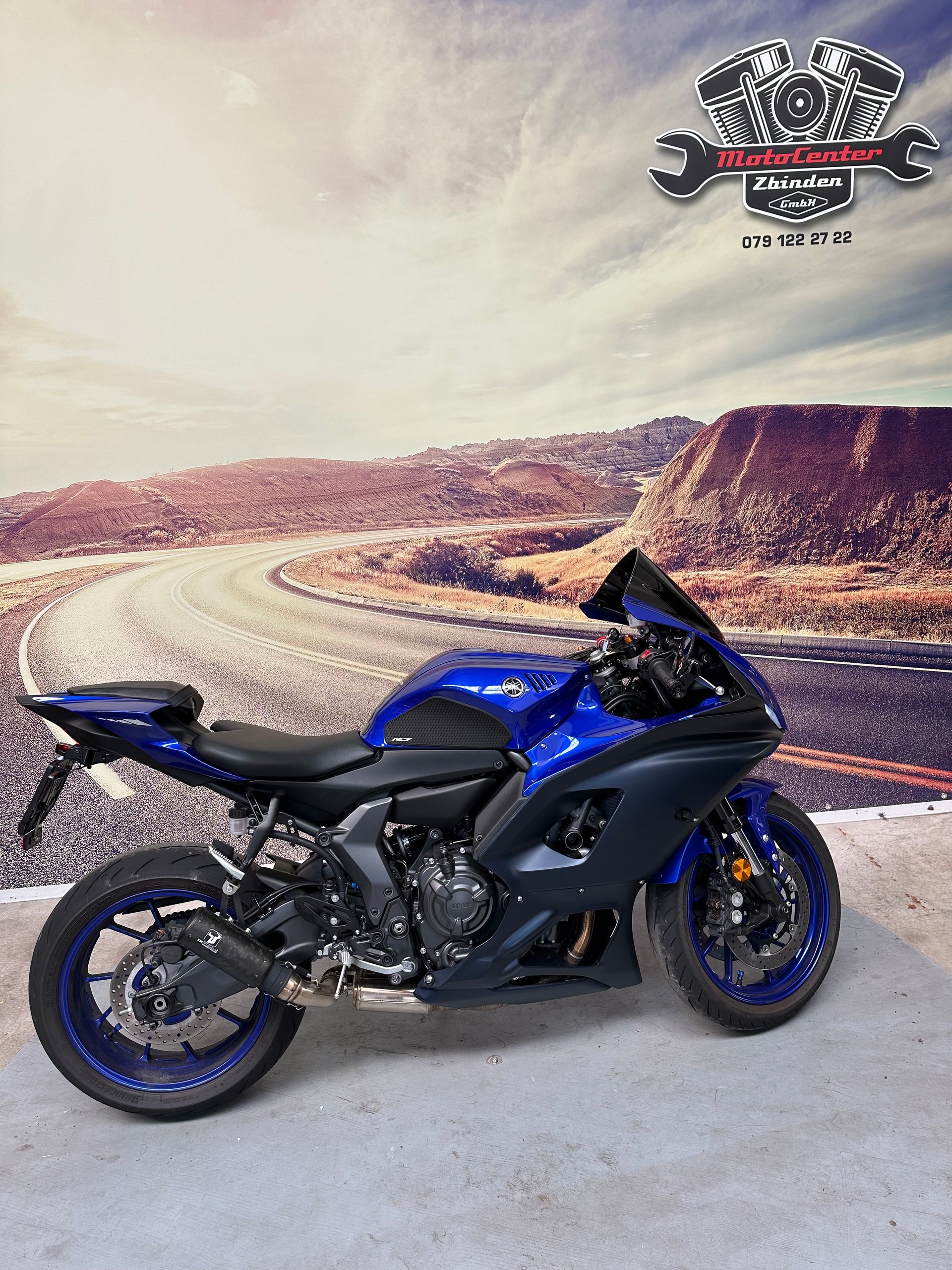 YAMAHA YZF-R7 (35kW) mit IXRace Auspuff-image-0
