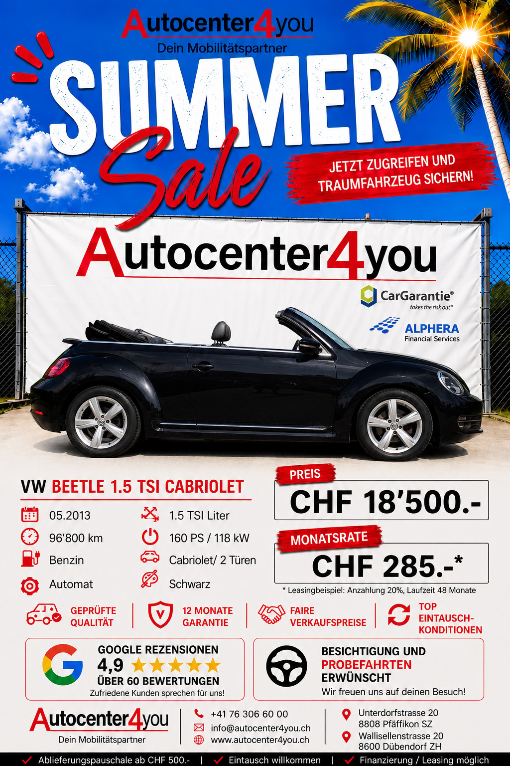 VW Beetle Cabrio 1.4 TSI Sport DSG