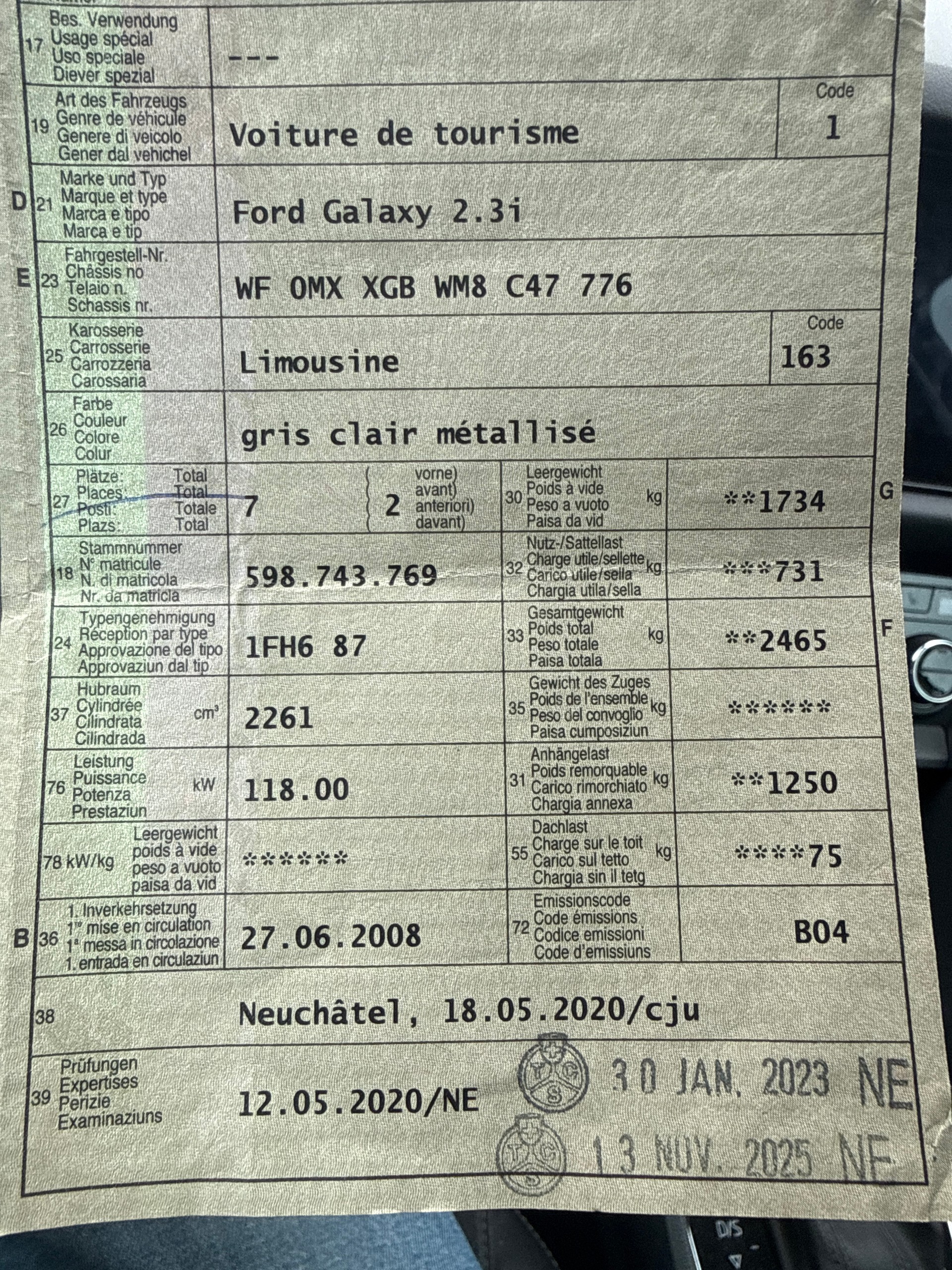 FORD Galaxy 2.3i Ghia Automatic-image-11