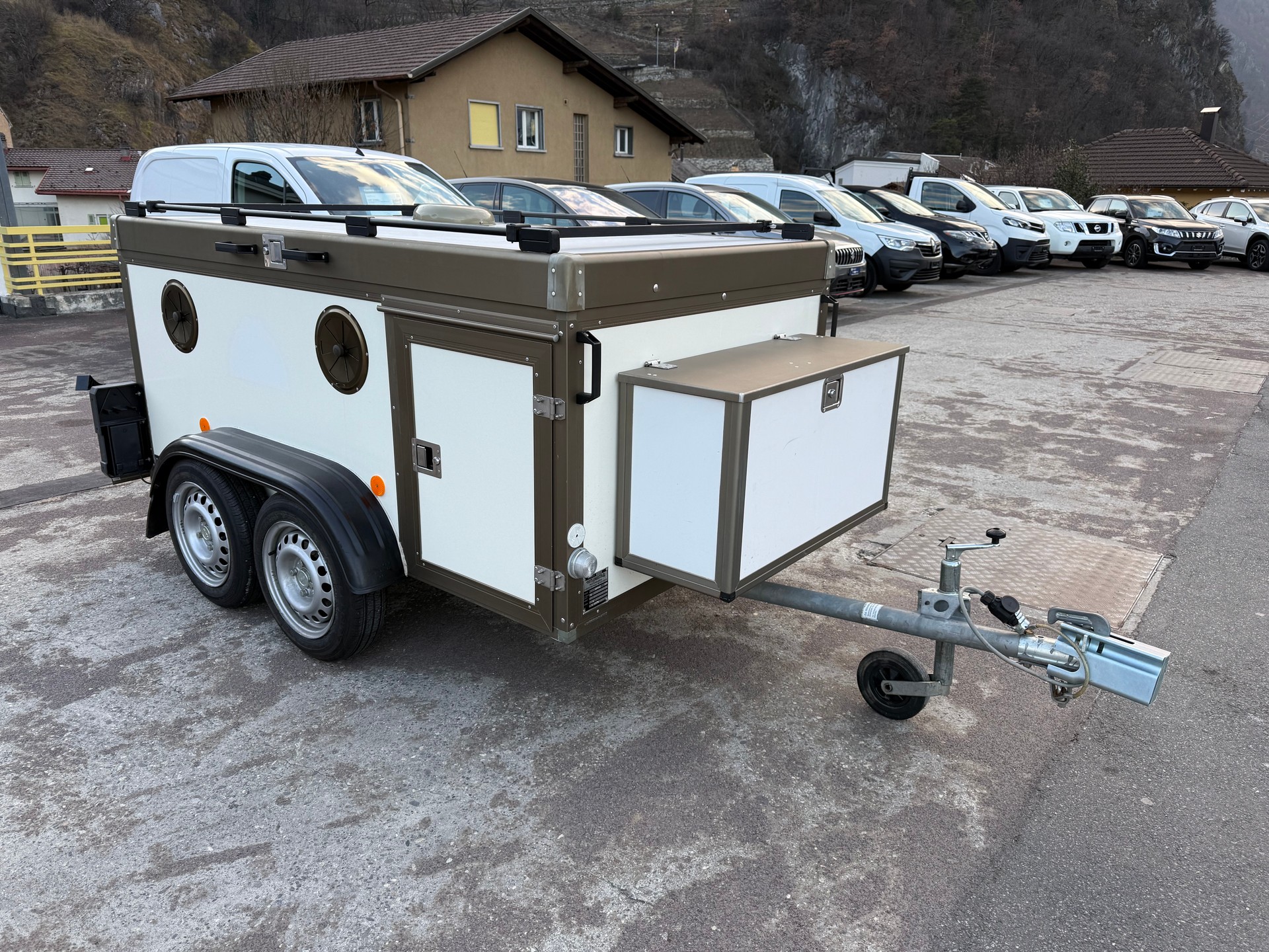 3DOGCAMPING WT Metall Thermo 4, Transport de Chien, Hundetransport