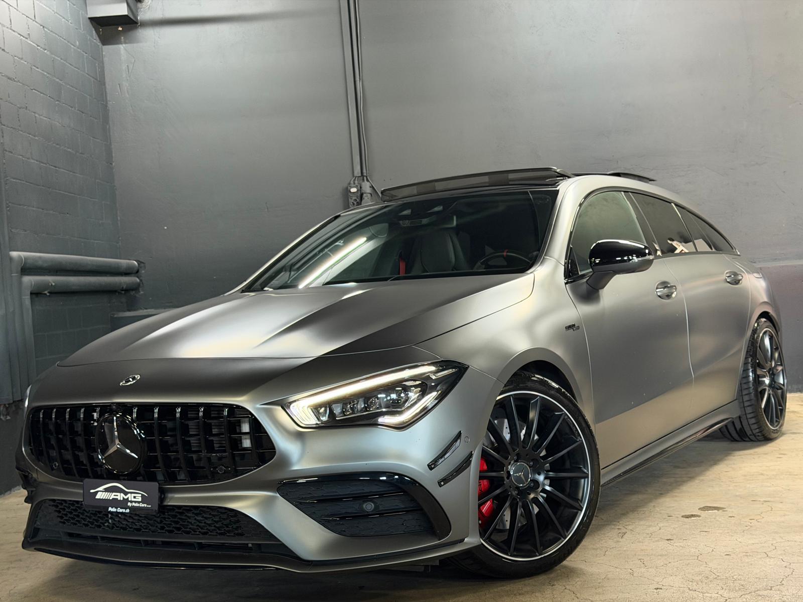 MERCEDES-BENZ CLA 35 AMG Limited Magno Matt Grey Performance 4Matic 7G-DCT CH-Fahrzeug Gratisservice&Garantie