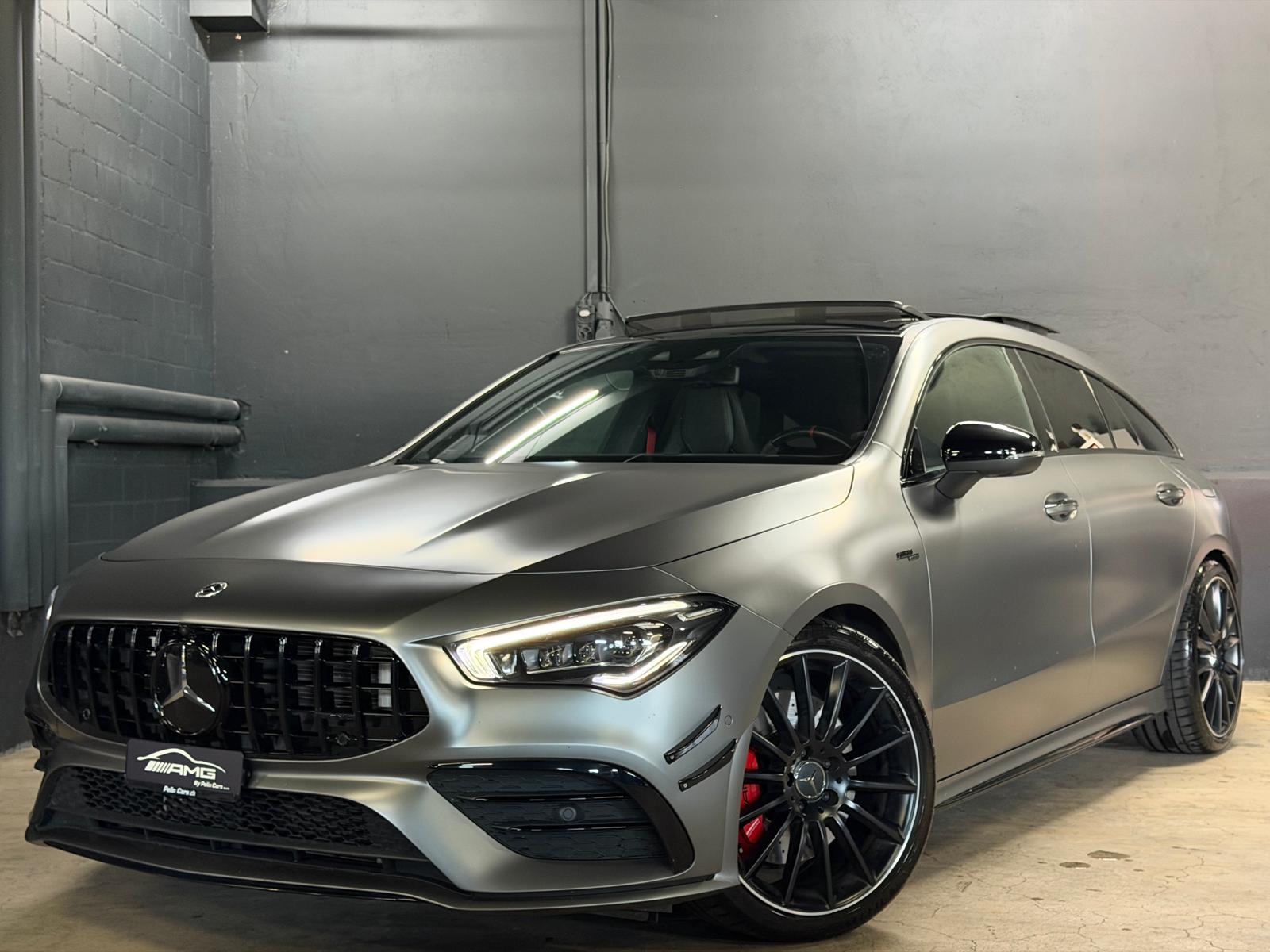 MERCEDES-BENZ CLA 35 AMG Limited Magno Matt Grey Performance 4Matic 7G-DCT CH-Fahrzeug Gratisservice&Garantie-showroom-element-1