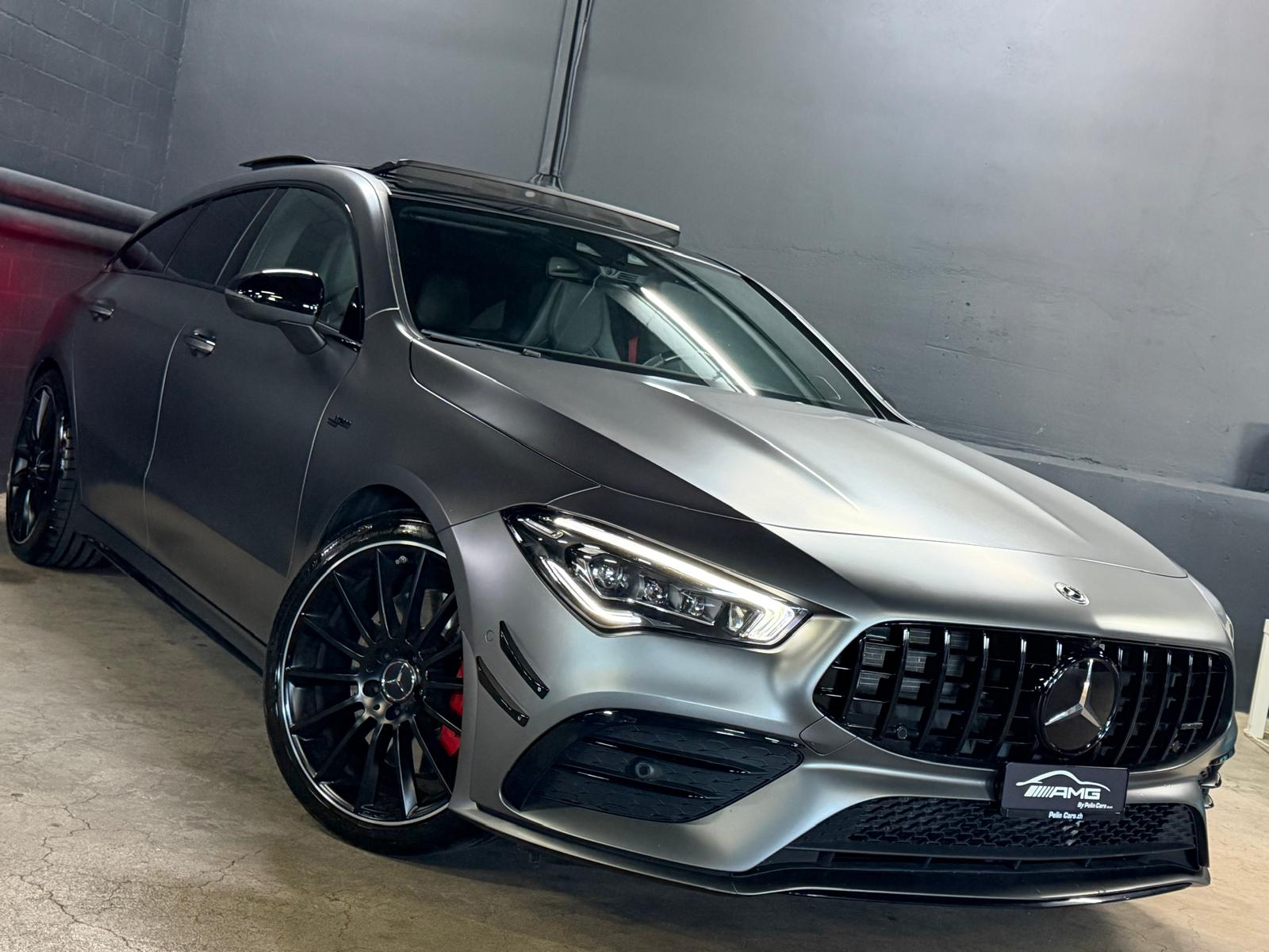 MERCEDES-BENZ CLA 35 AMG Limited Magno Matt Grey Performance 4Matic 7G-DCT CH-Fahrzeug Gratisservice&Garantie-showroom-element-3