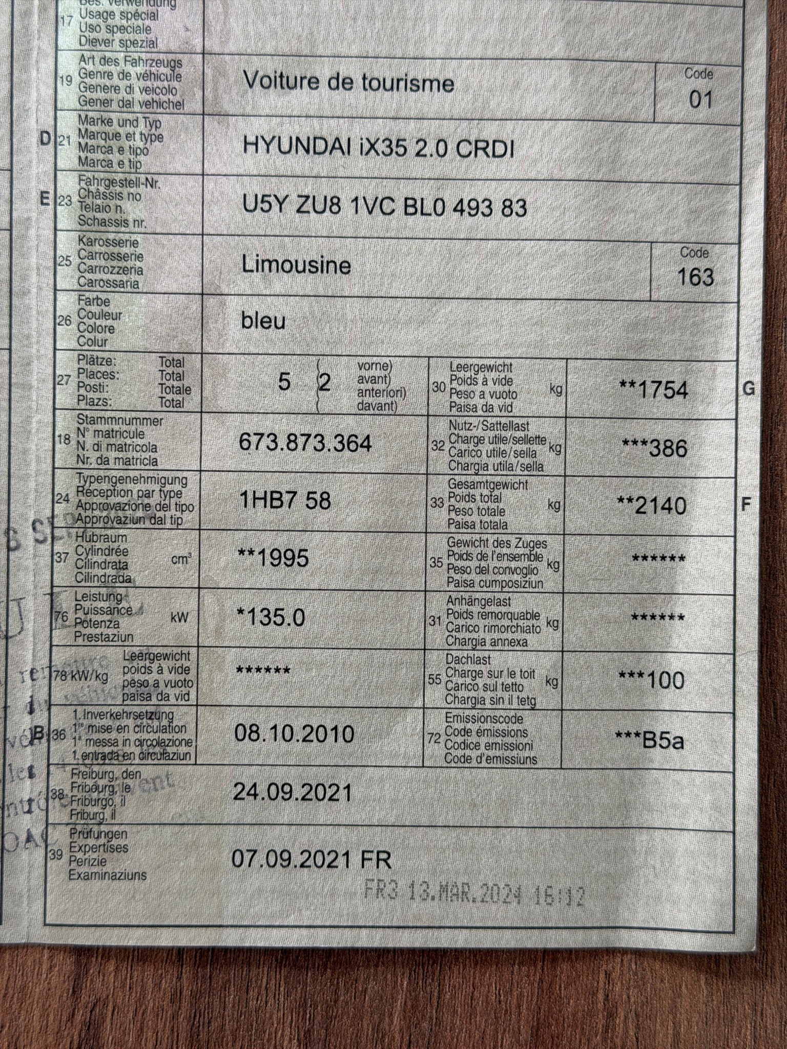 HYUNDAI iX 35 2.0 CRDi Premium 4WD-image-13