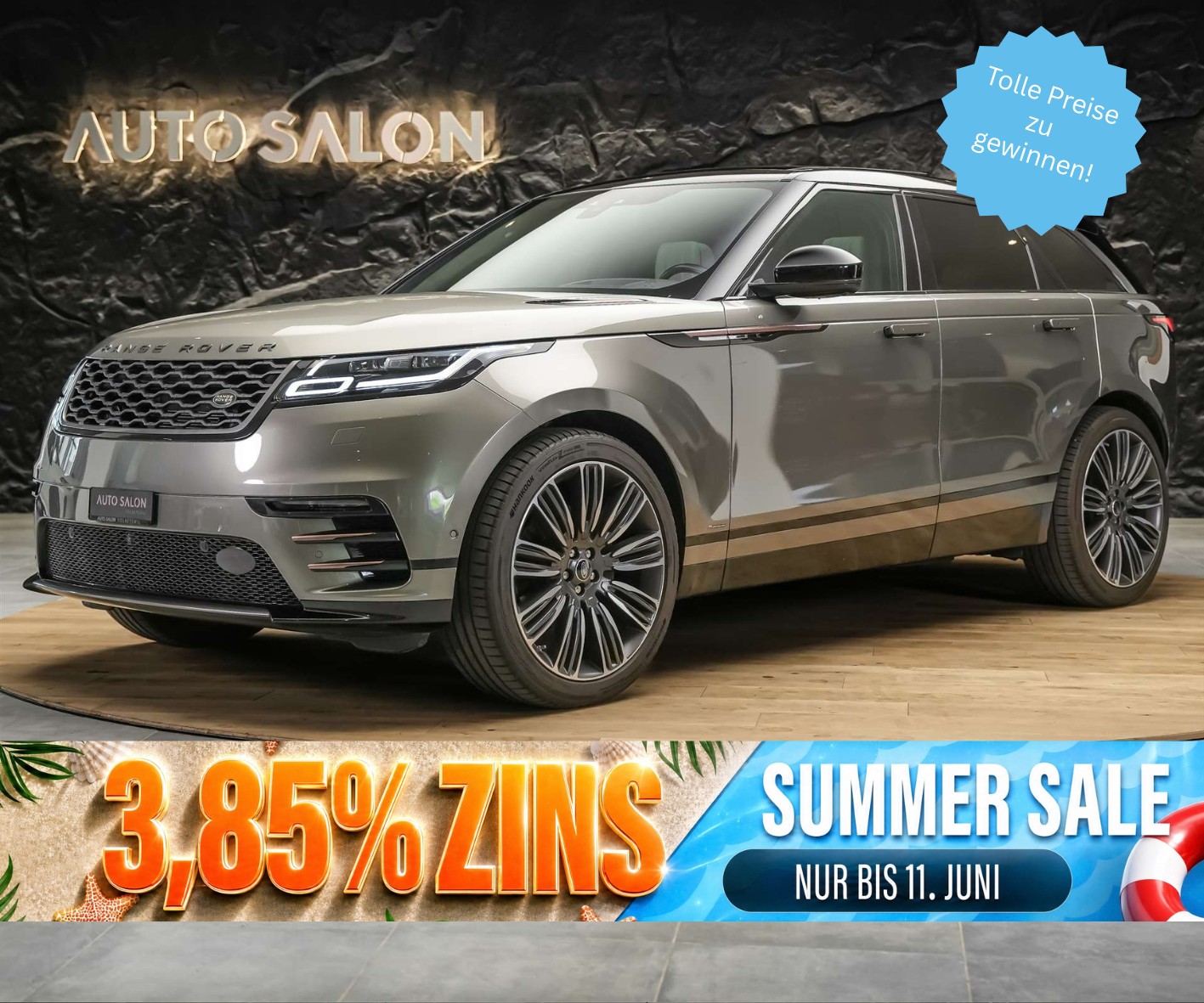 LAND ROVER Range Rover Velar 3.0 V6 R-Dynamic HSE *First Edition*Massage*Panorama*360°Kamera*Sitzbelüftung*-image-0