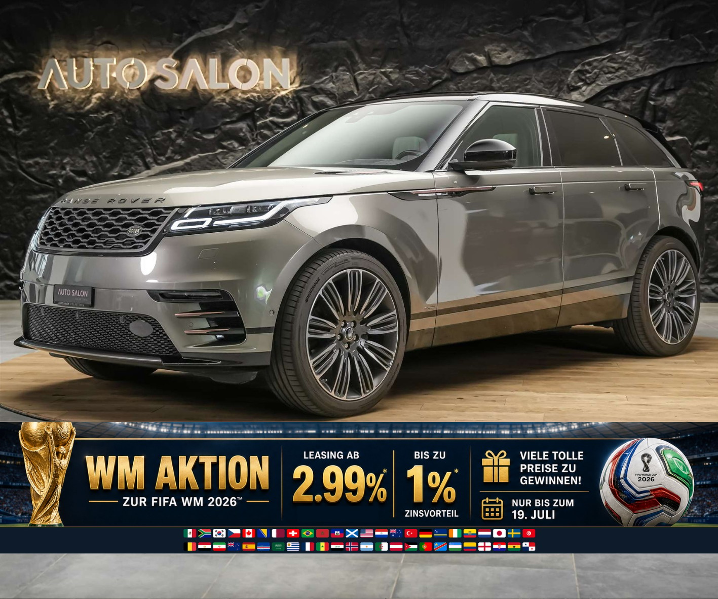 LAND ROVER Range Rover Velar 3.0 V6 R-Dynamic HSE *First Edition*Massage*Panorama*360°Kamera*Sitzbelüftung*