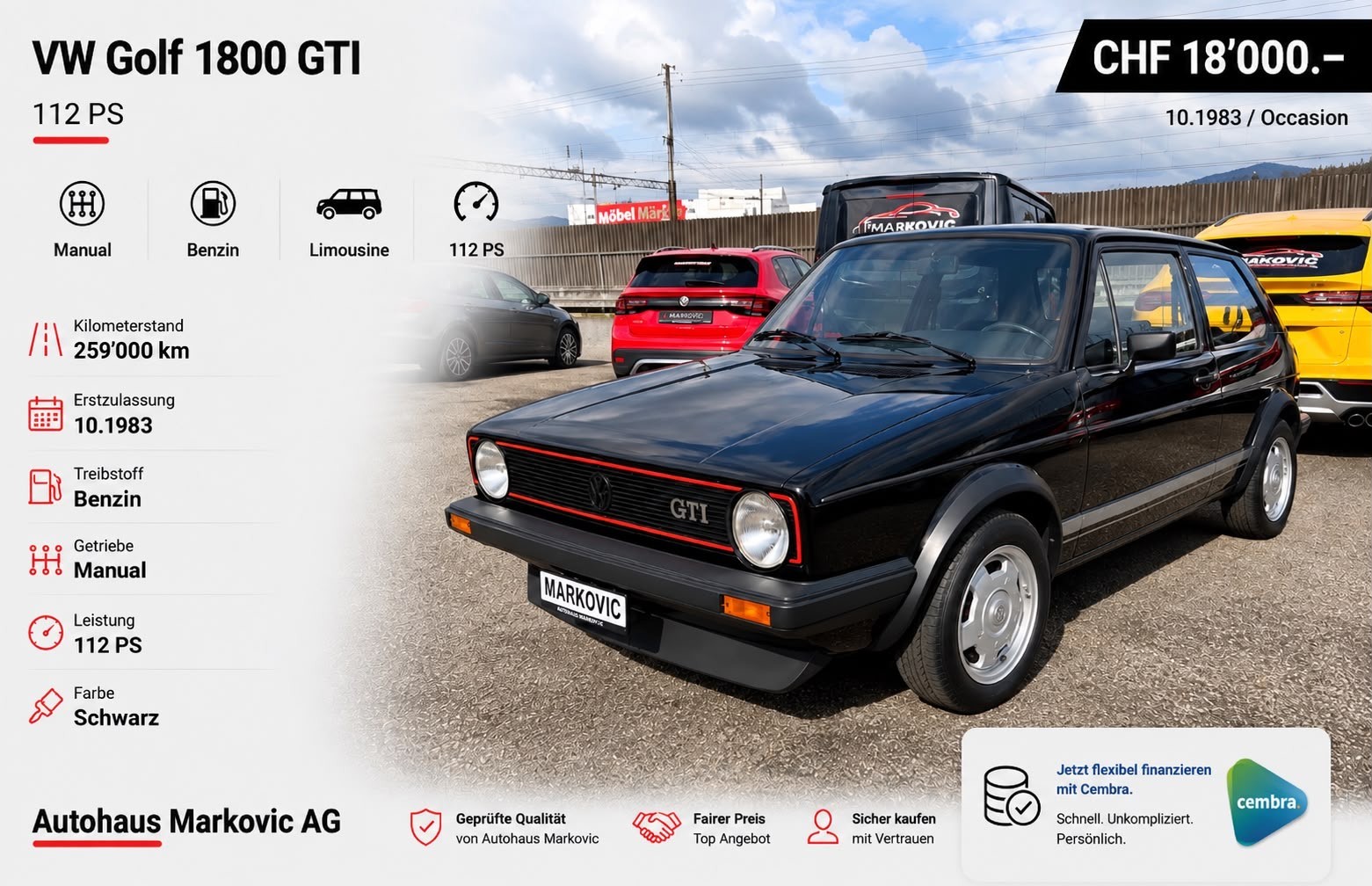 VW Golf 1800 GTI