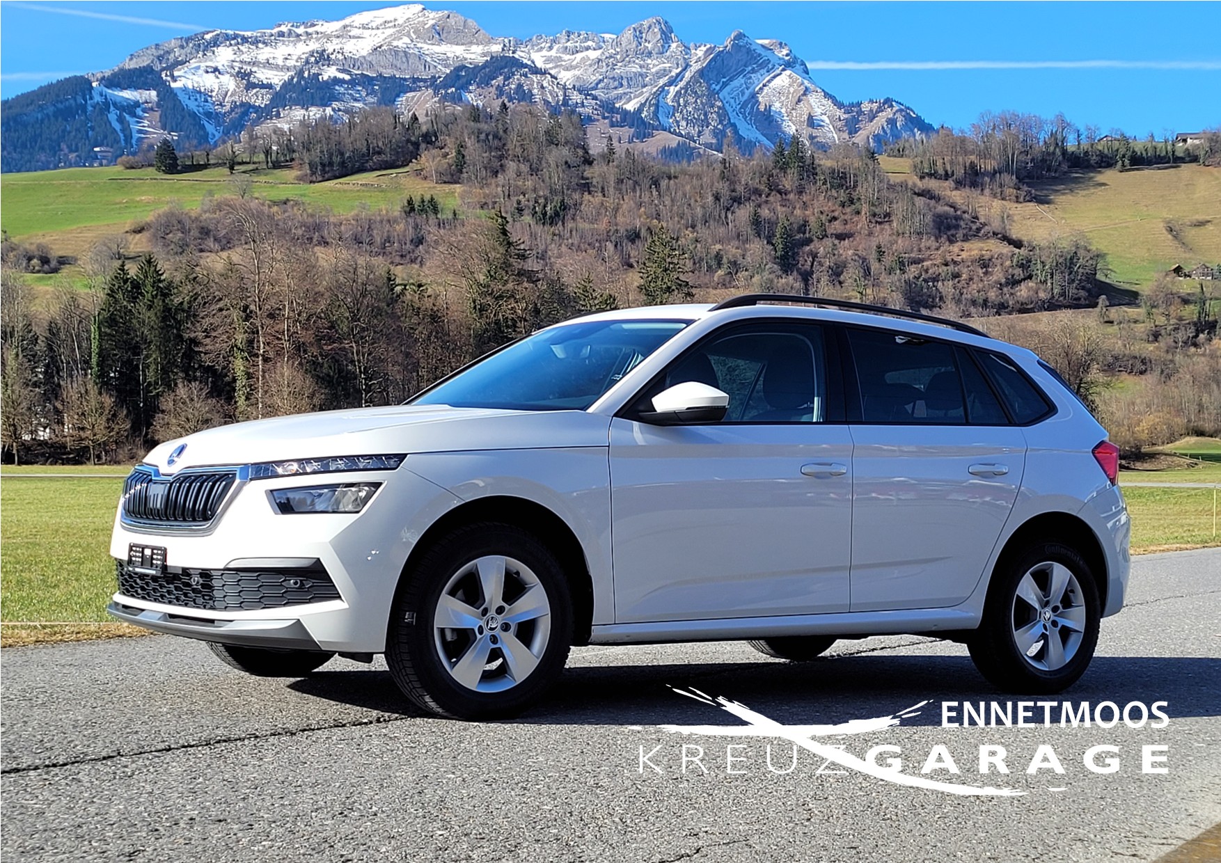 SKODA Kamiq 1.0 TSI Ambition DSG *Rückfahrkamera+8-fach bereift m. Pneu*-image-2