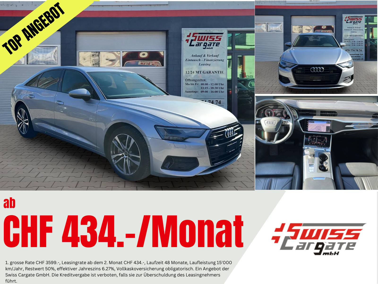AUDI A6 Limousine 45 TDI Sport quattro tiptronic mit 5J oder 100000km Werksgarantie