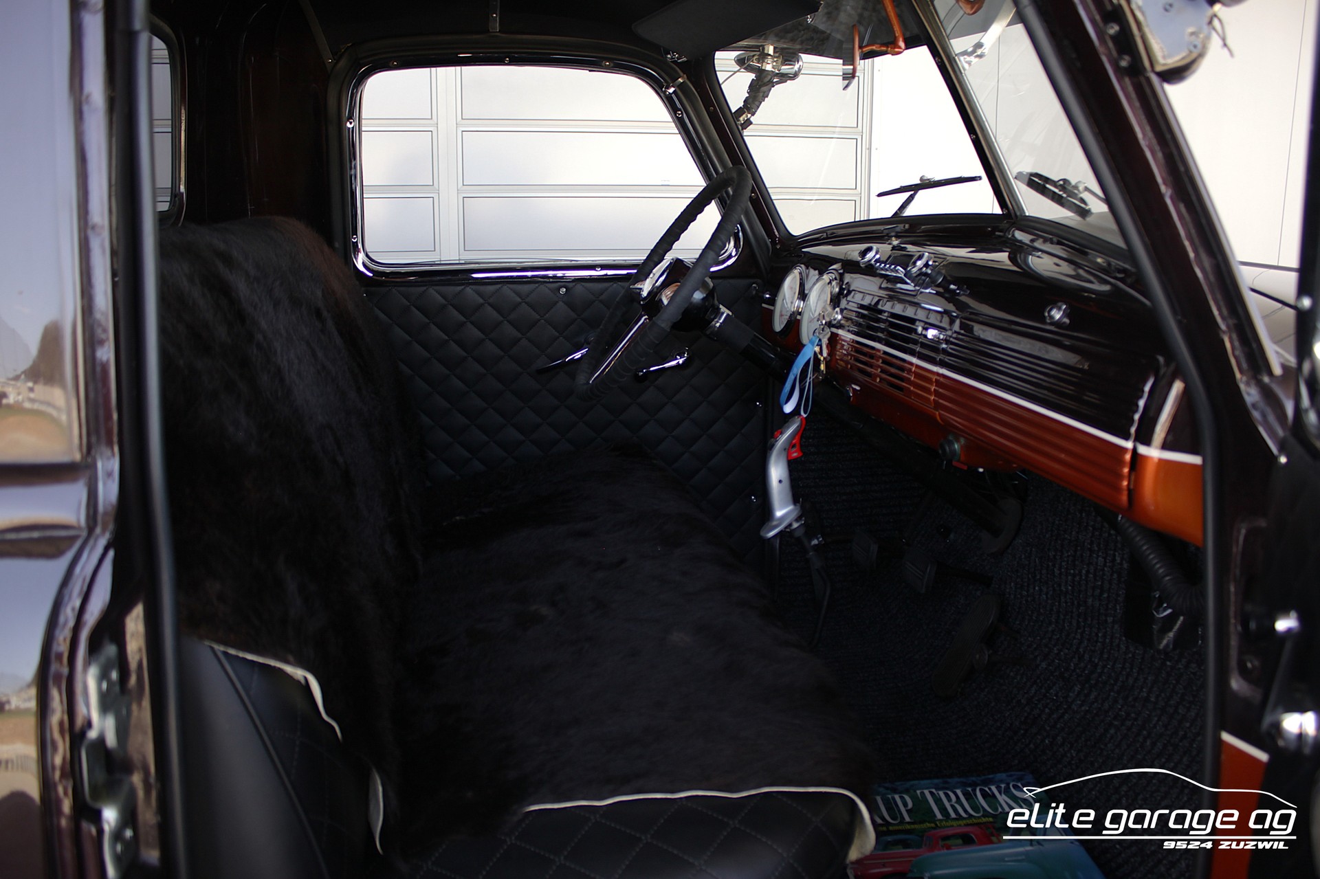 CHEVROLET Pick Up 3100 + Harley Davidson Flathead WL50 (VETERANENGEPRÜFT)-image-15