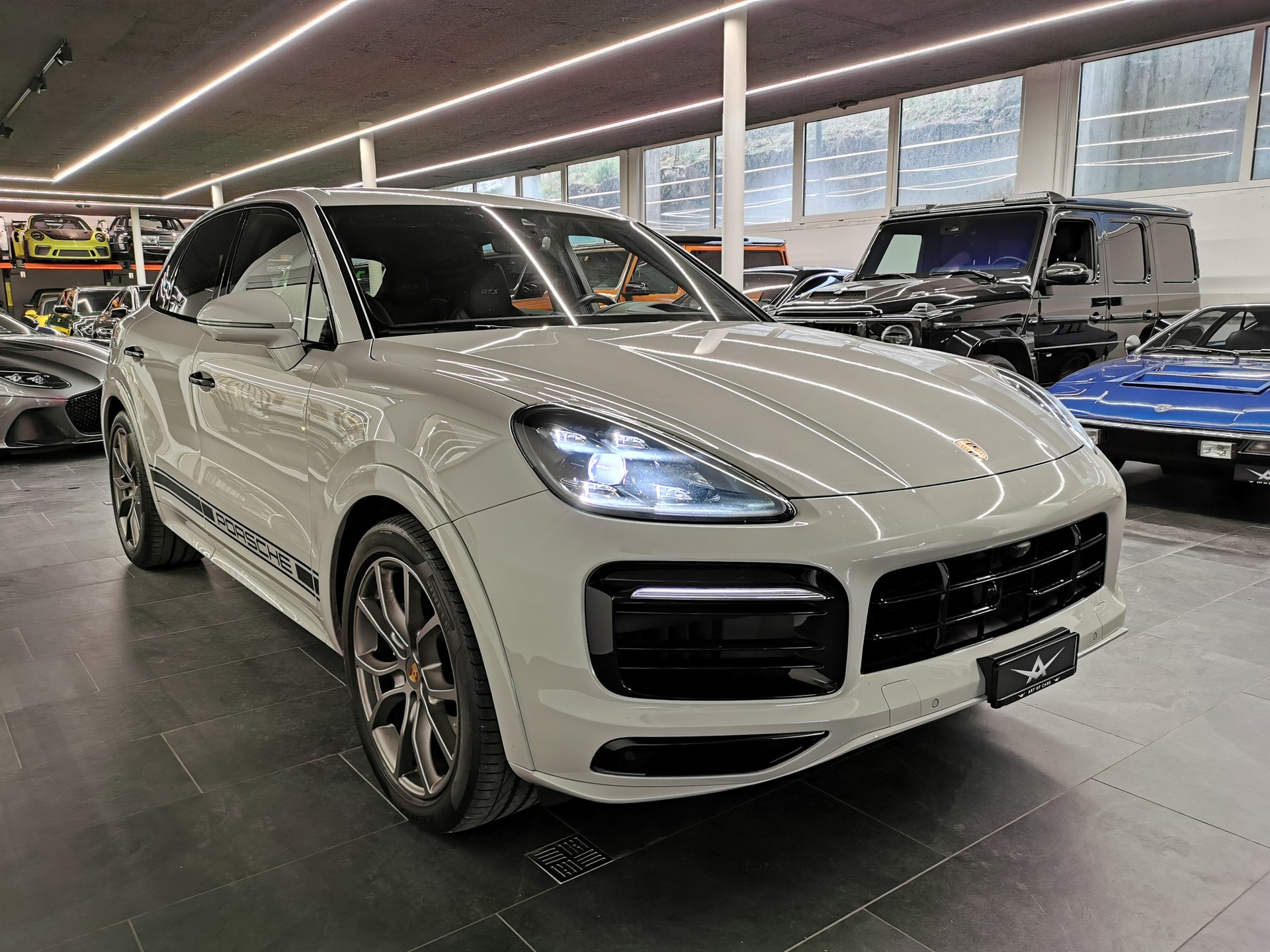 PORSCHE Cayenne GTS TURBO BIS 570 PS KREIDE ABSTANDSREGELTEMPOMAT 360° KAMERA ALCANTRA PANORAMADACH FACELIFT 2023 AHK SPORTABGAS HEADUP