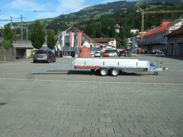 TEMARED Carplatform 4120 3000Kg mit Aluboden und Bordwände-image-8